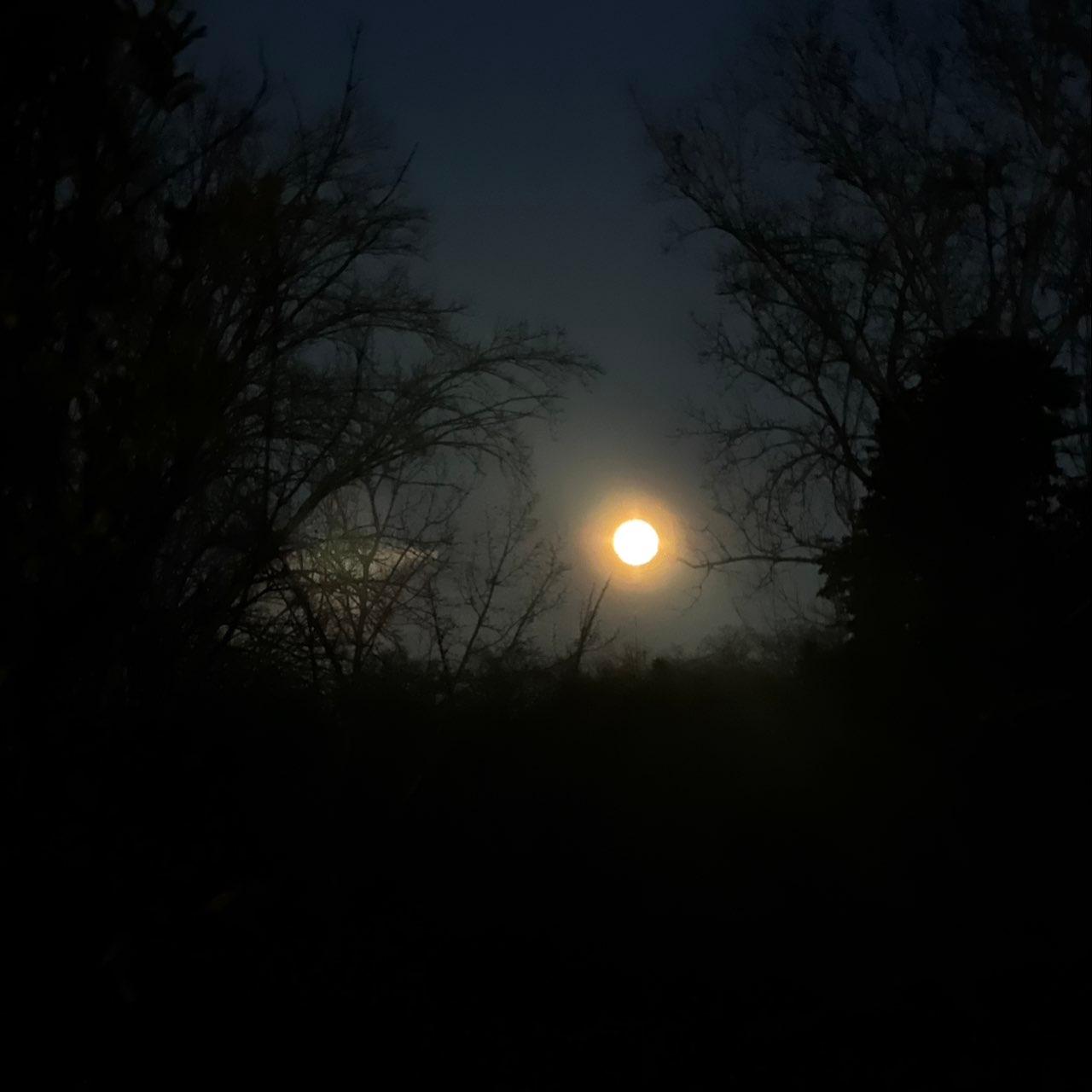The Moon over Prato, Italia — full moon, Lunar Day 15