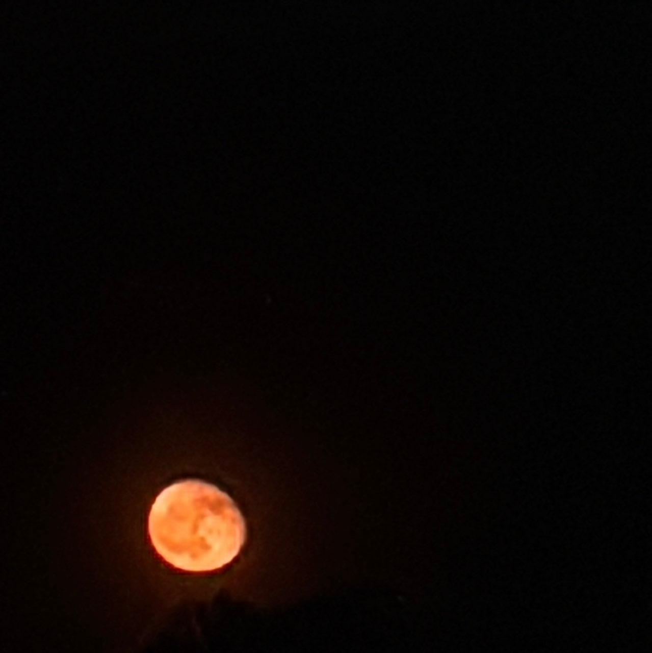 The Moon over Holbrook, United States — waning gibbous, Lunar Day 18