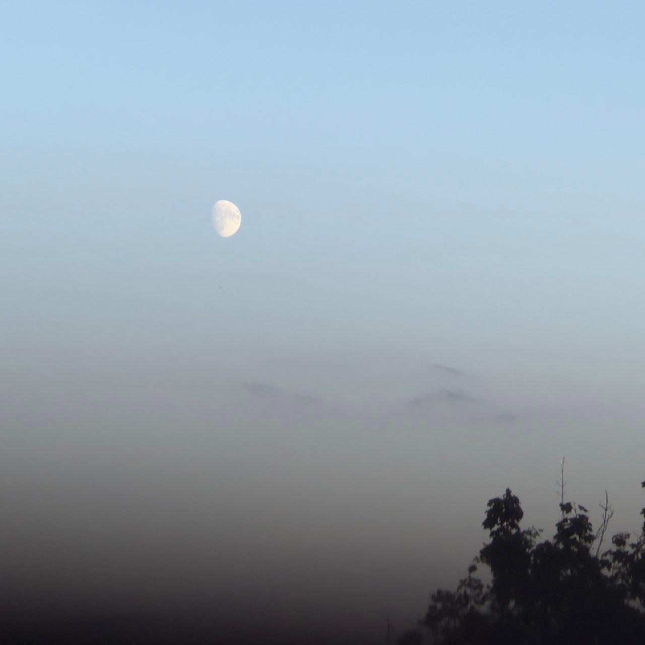 The Moon over Nürnberg, Deutschland — waxing gibbous, Lunar Day 12