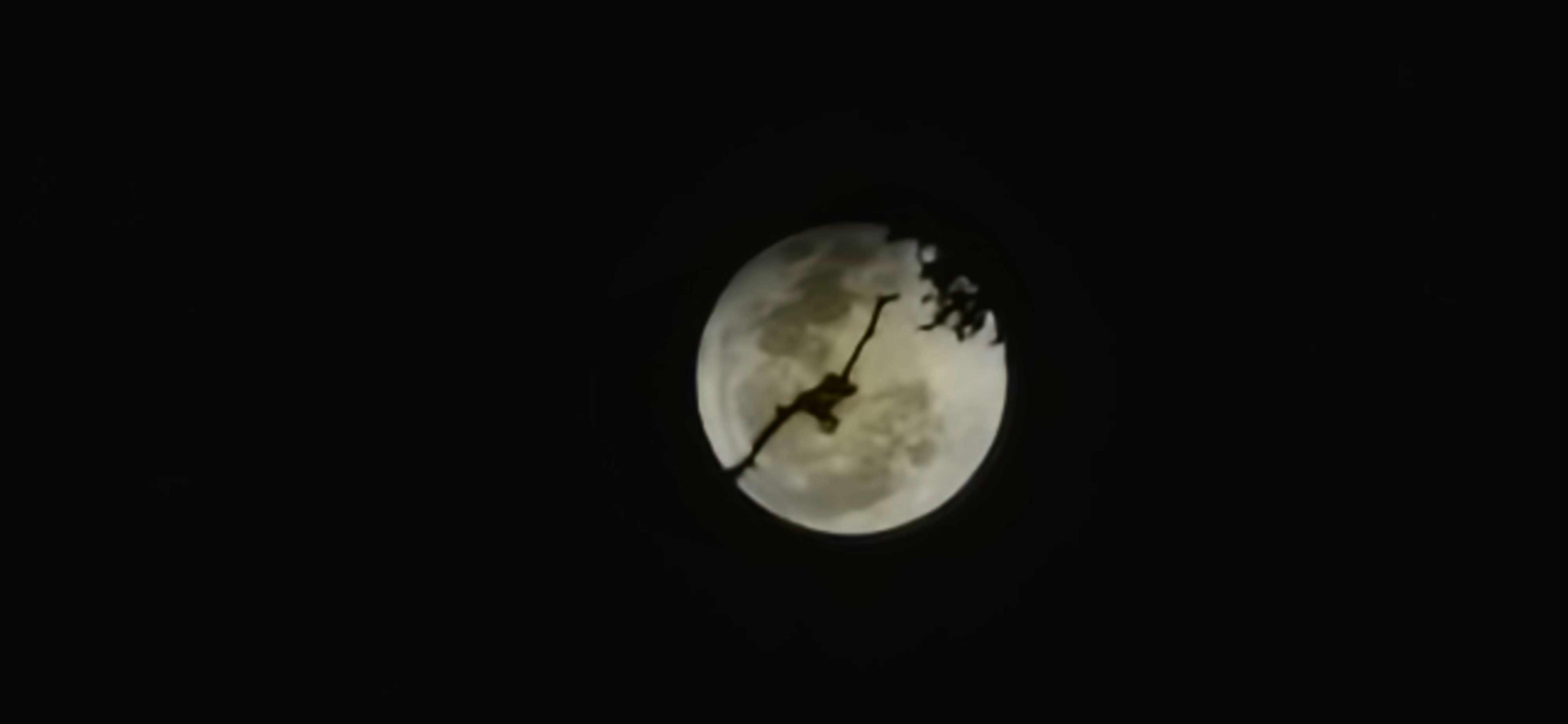 The Moon over Sweden — full moon, Lunar Day 16