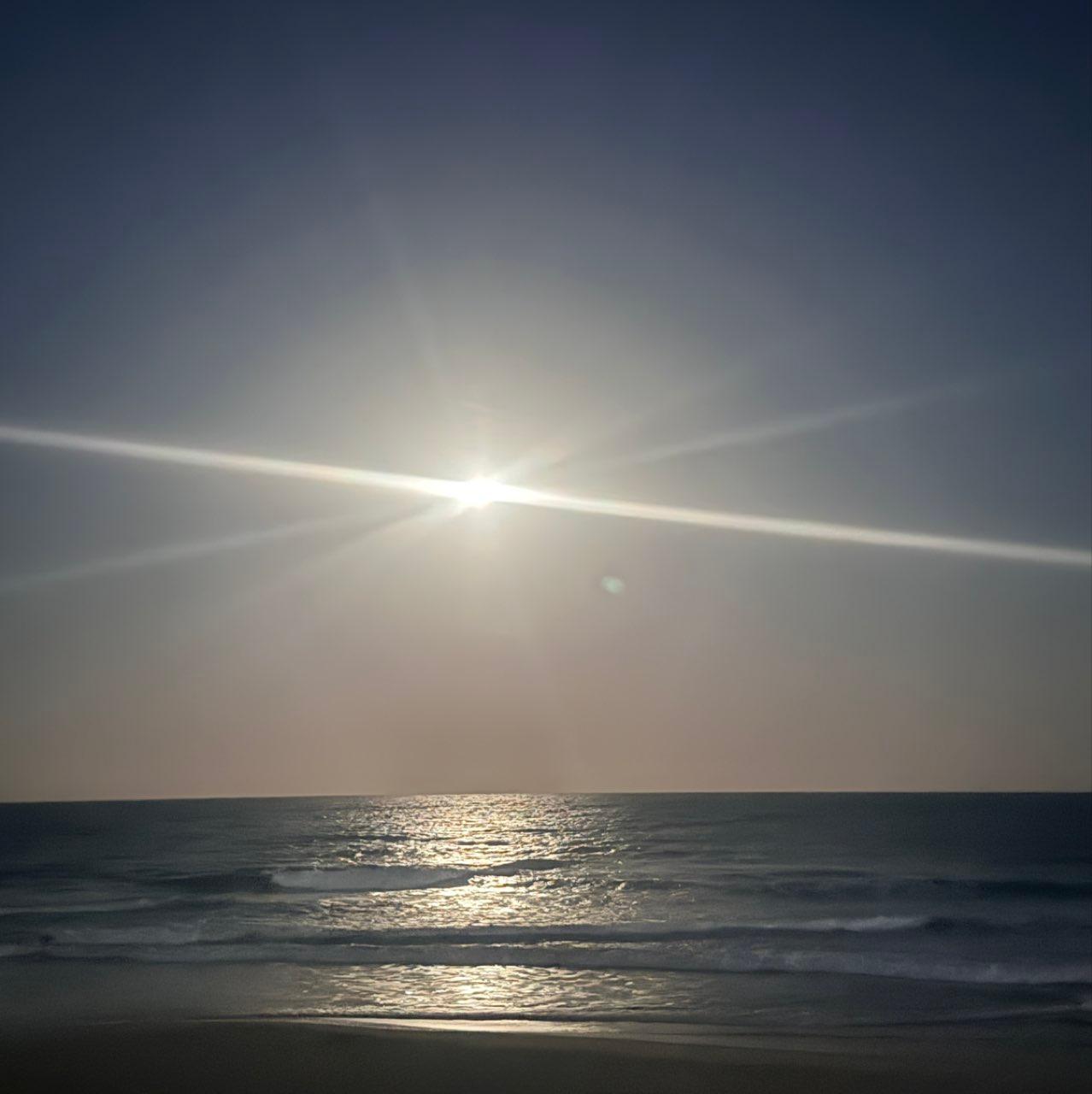 The Moon over Broadbeach, Australia — waning gibbous, Lunar Day 17