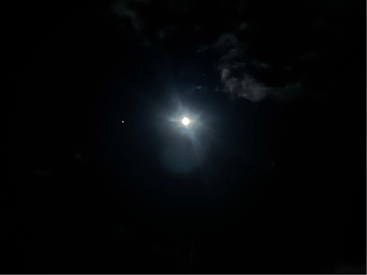 The Moon over Dättwil AG, Switzerland — last quarter, Lunar Day 23