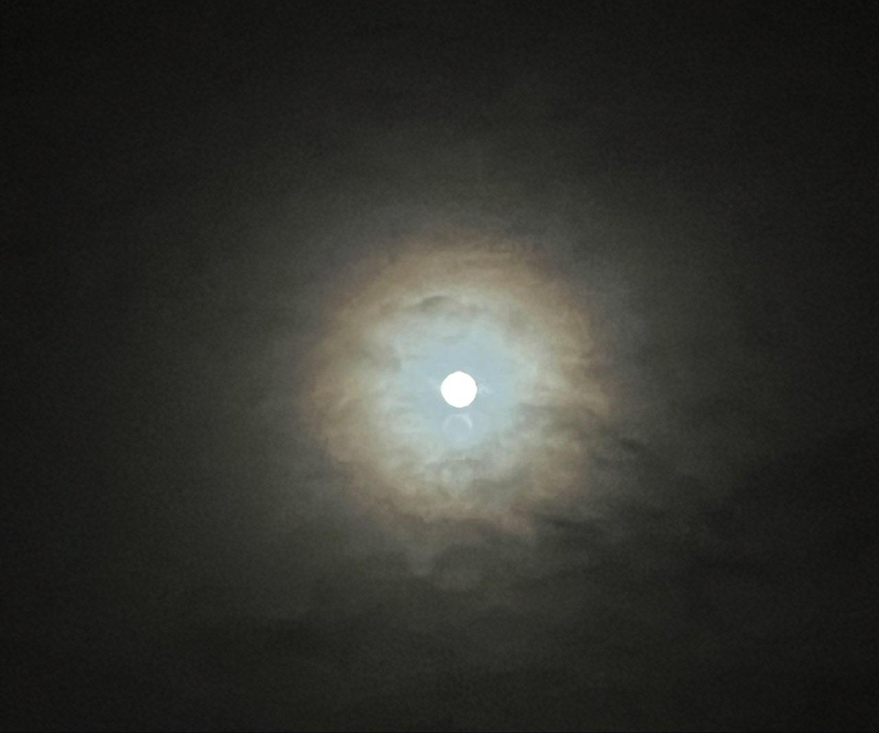 The Moon over Groß-Gerau, Deutschland — full moon, Lunar Day 15
