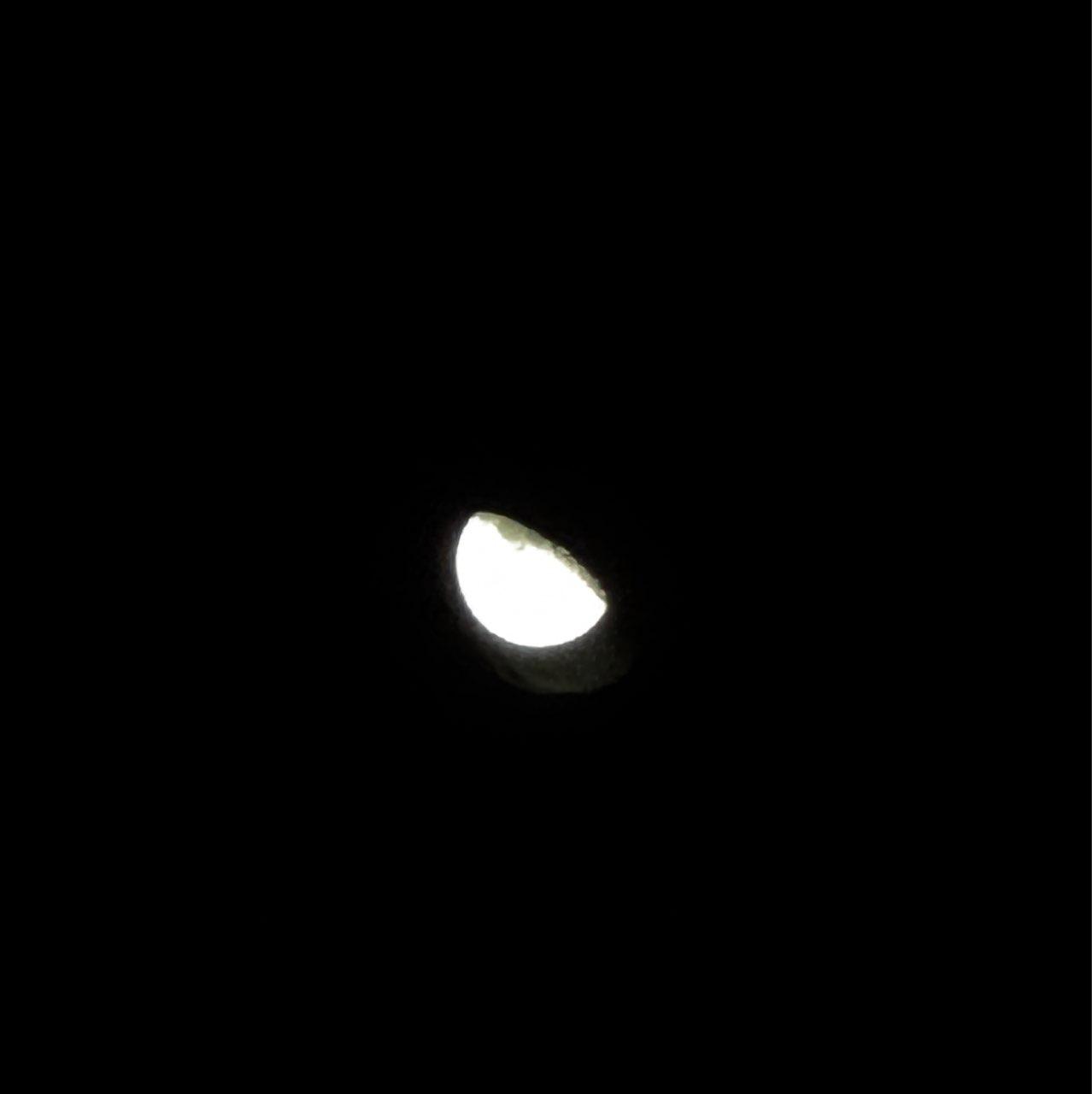 The Moon over Toronto, Canada — last quarter, Lunar Day 21