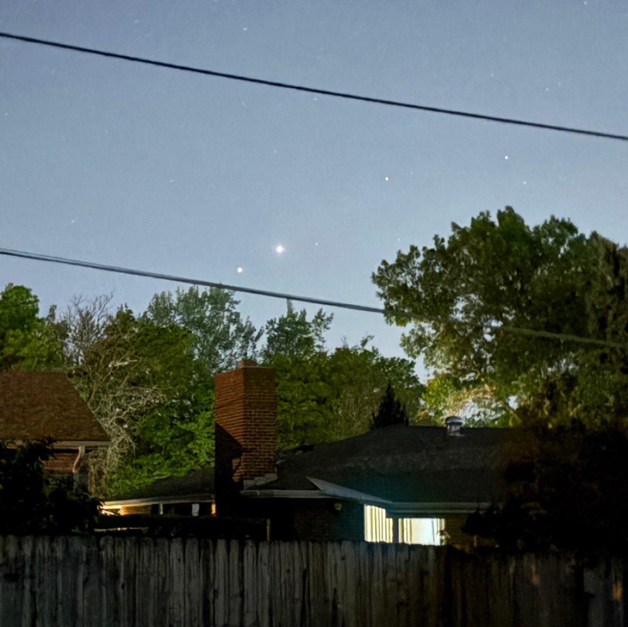 The Moon over Denver, United States — last quarter, Lunar Day 23