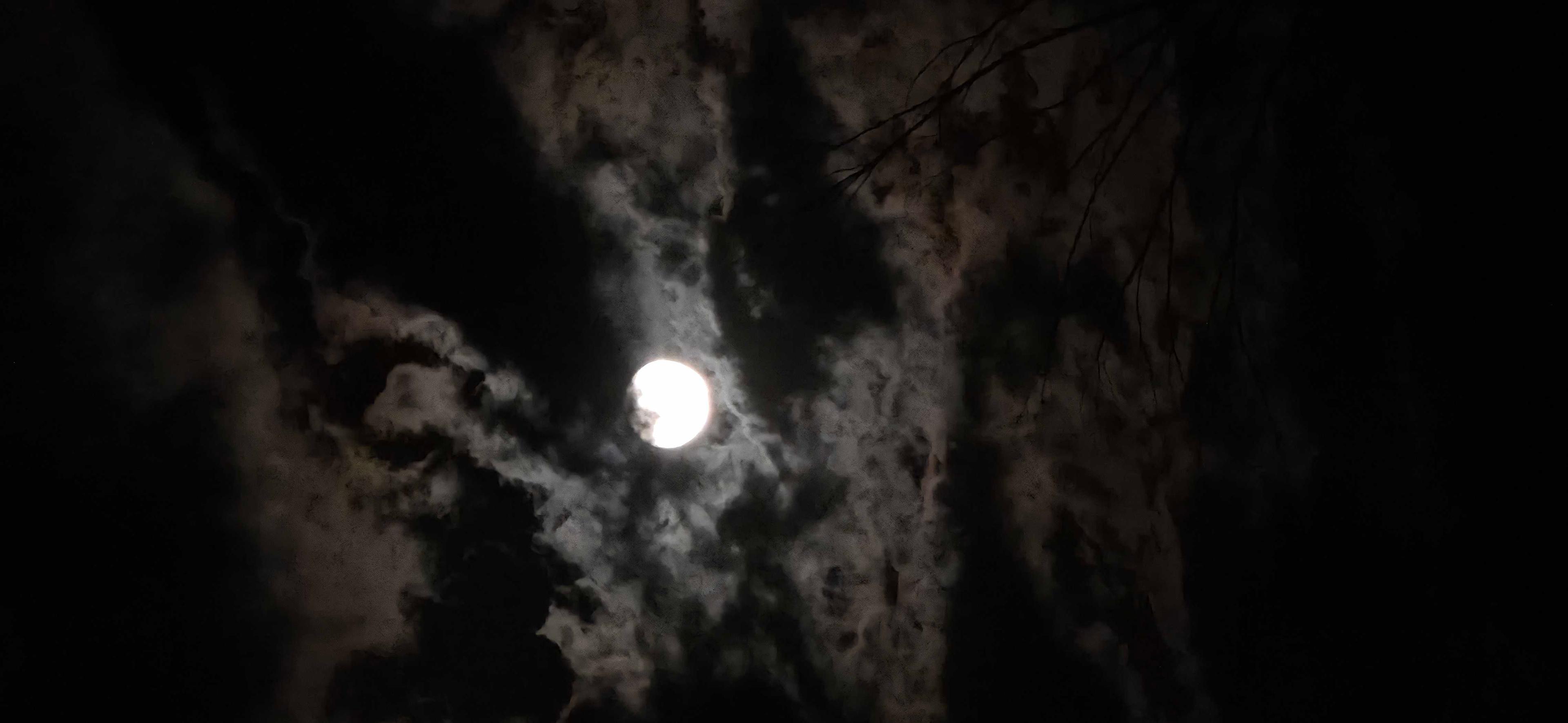 The Moon over Tucson, United States — full moon, Lunar Day 14