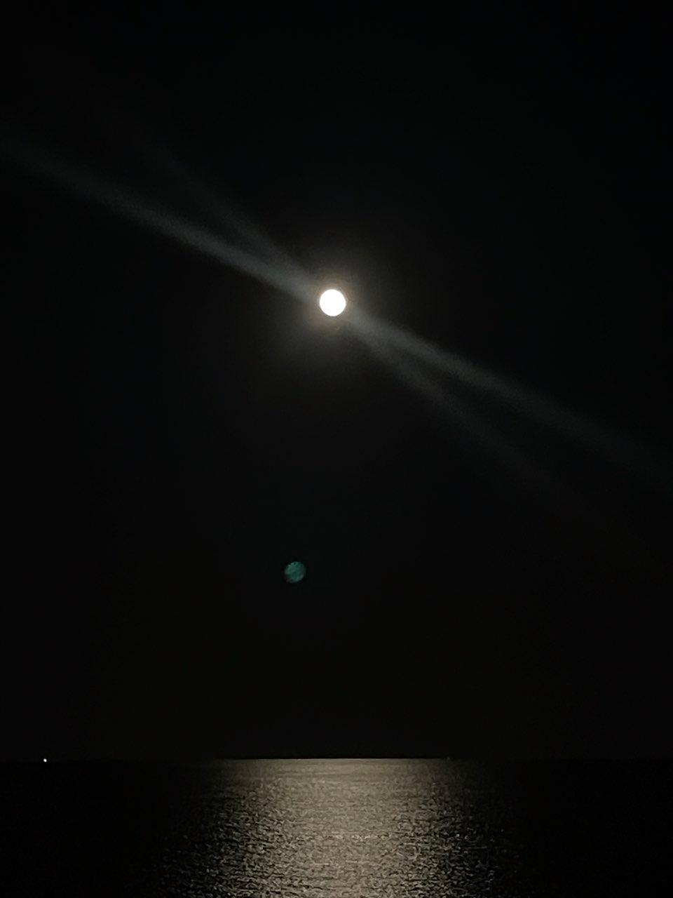 The Moon over Orihuela, Spain — full moon, Lunar Day 16