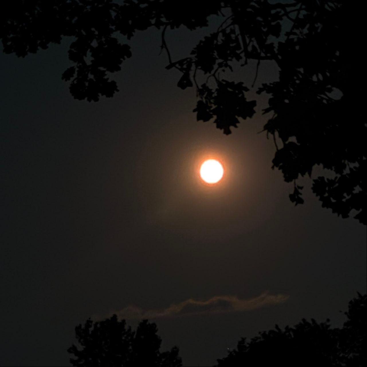 The Moon over Coon Rapids, United States — full moon, Lunar Day 16