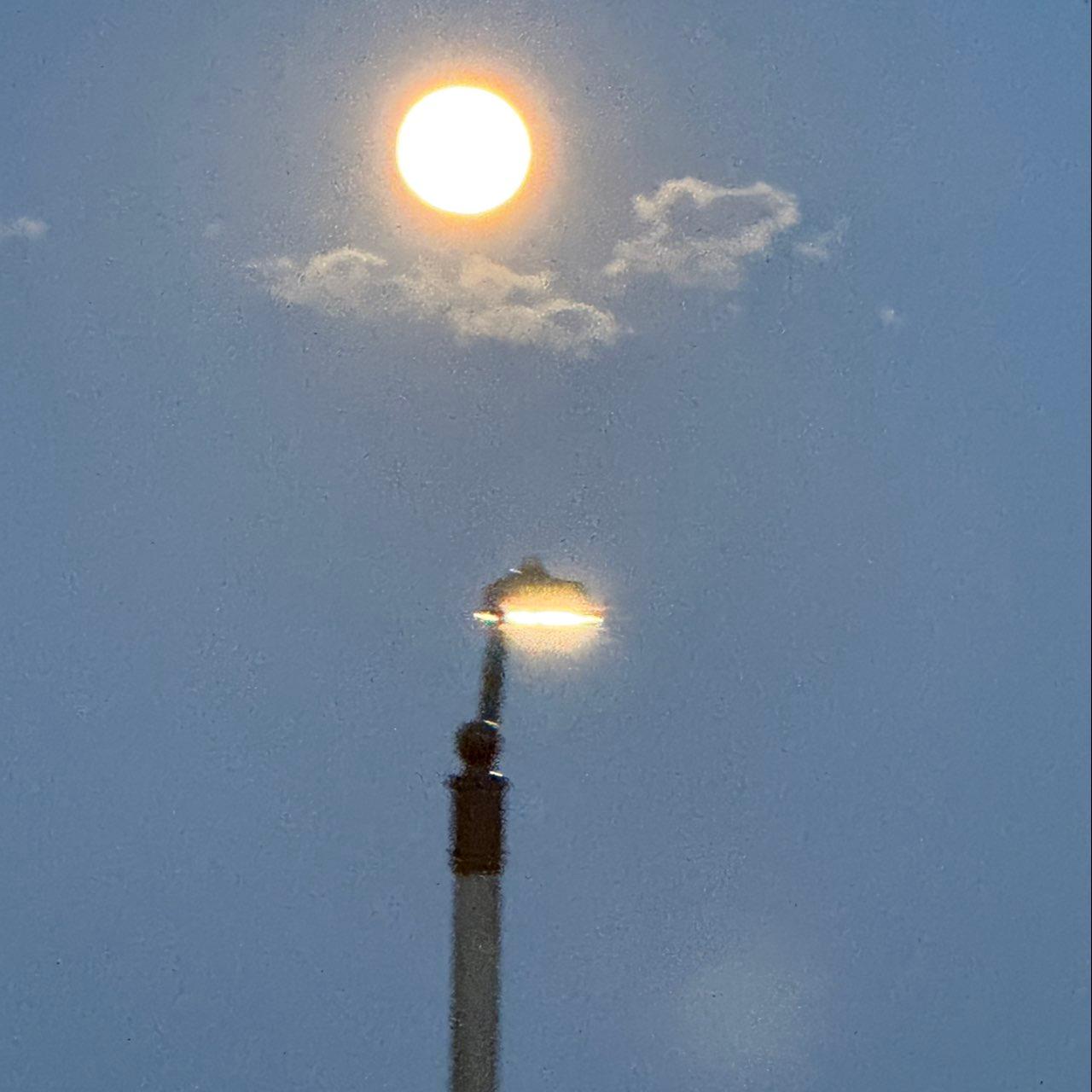 The Moon over Las Vegas, United States — full moon, Lunar Day 17
