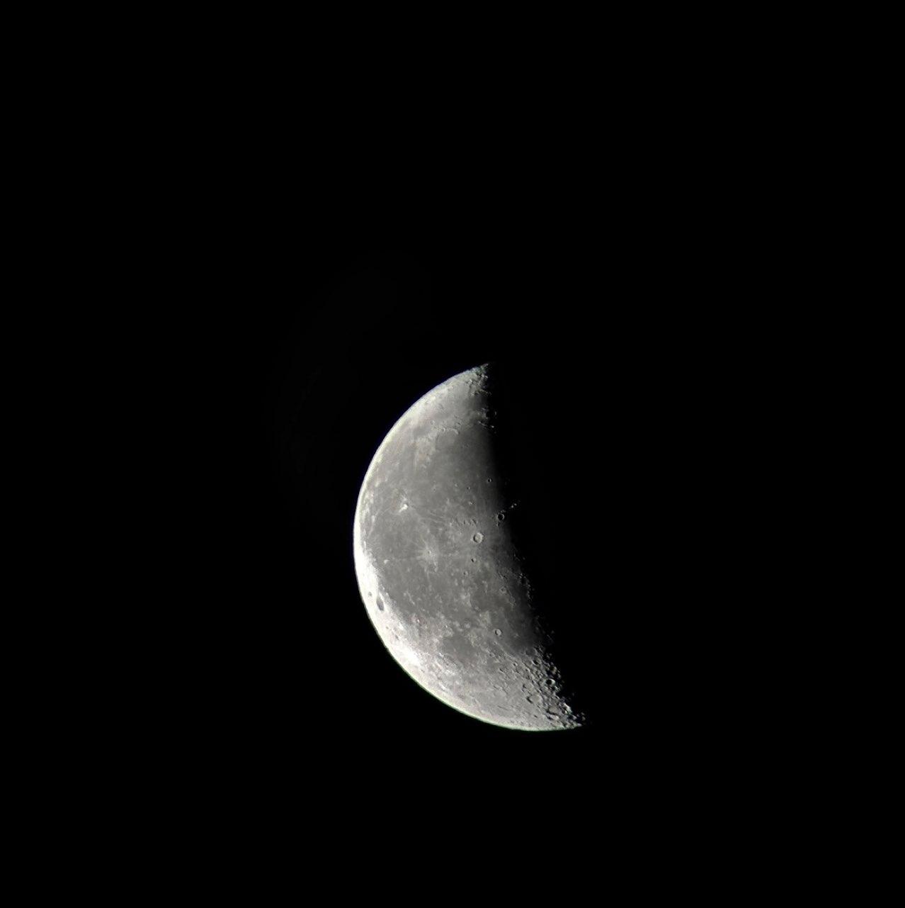 The Moon over Oakville, Canada — last quarter, Lunar Day 23