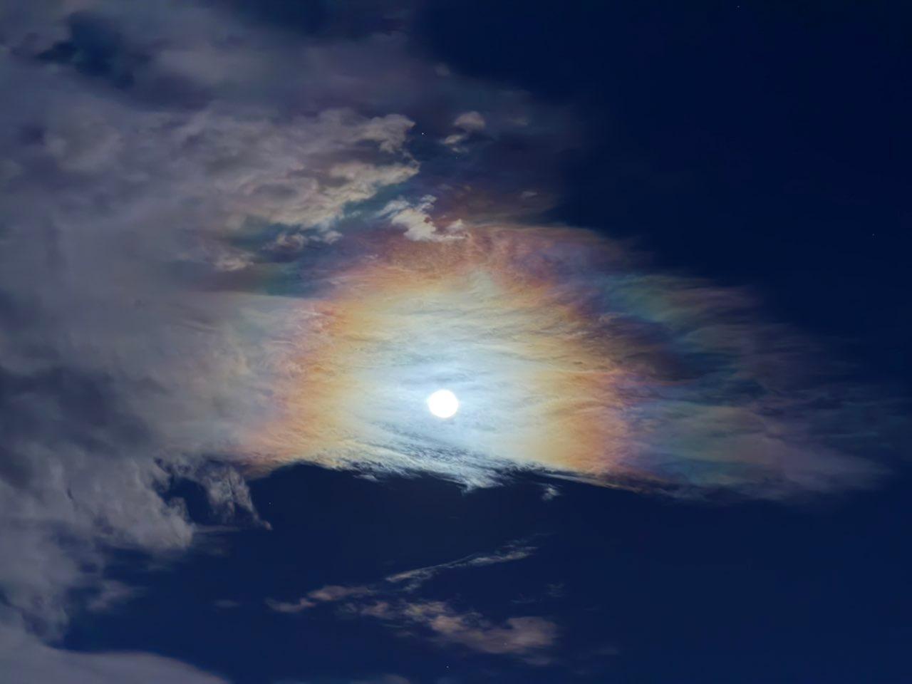 The Moon over Shortland, Australia — full moon, Lunar Day 17