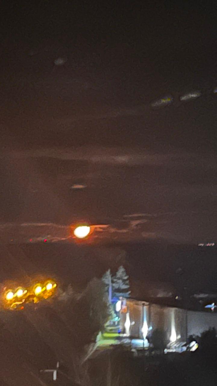 The Moon over Groß-Gerau, Deutschland — waxing gibbous, Lunar Day 10