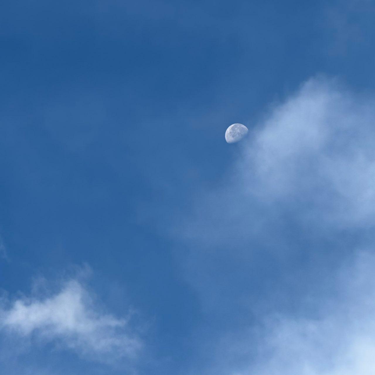 The Moon over Biberach an der Riß, Deutschland — waning gibbous, Lunar Day 21