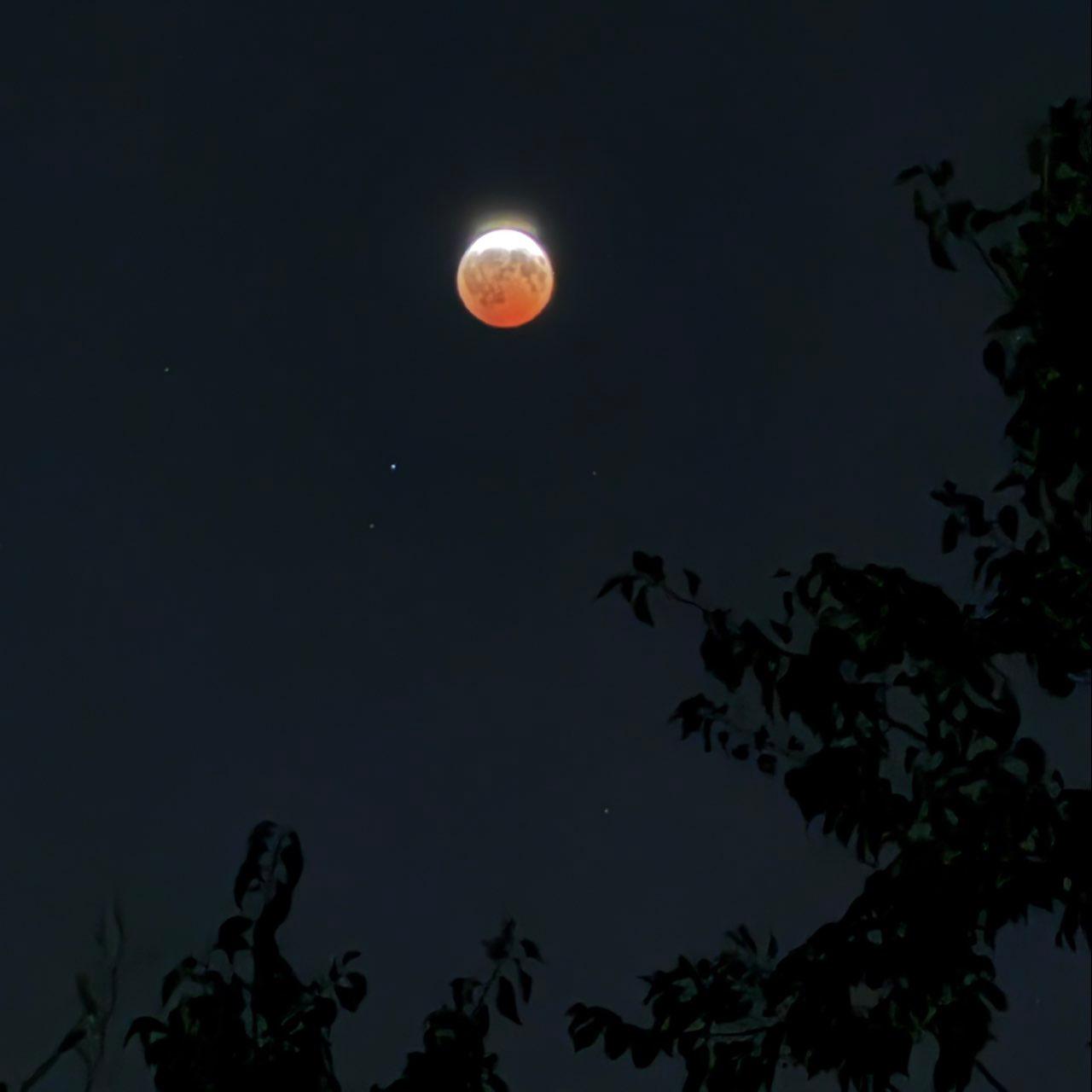 The Moon over McKinney, United States — full moon, Lunar Day 16