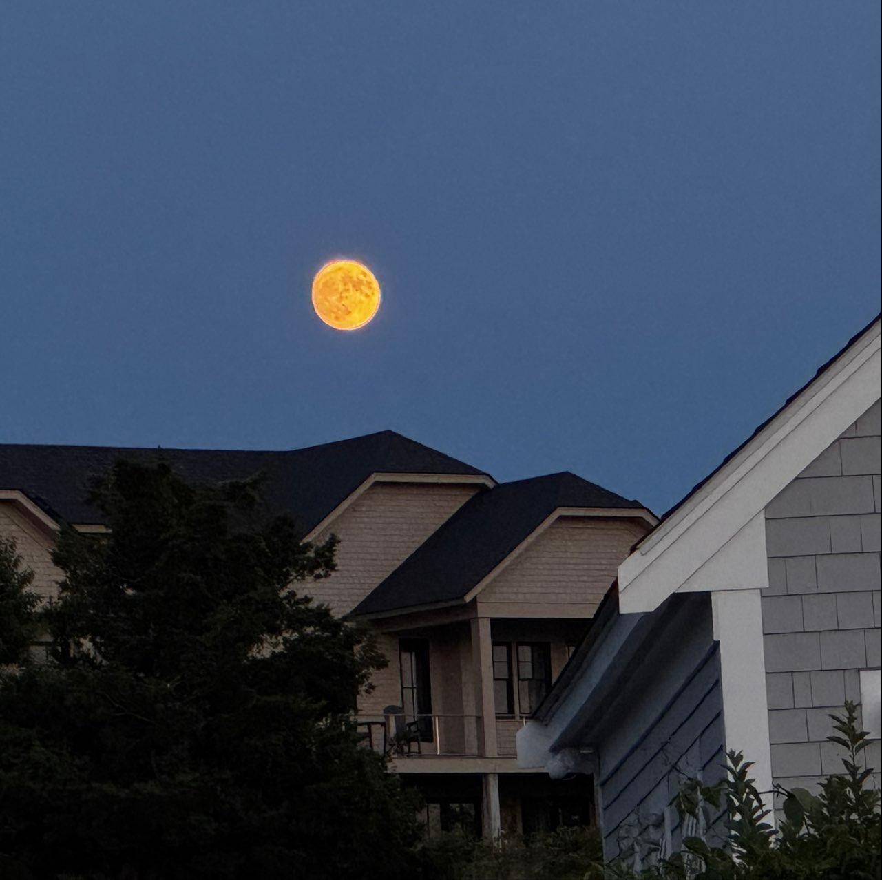 The Moon over Truro, United States — full moon, Lunar Day 14