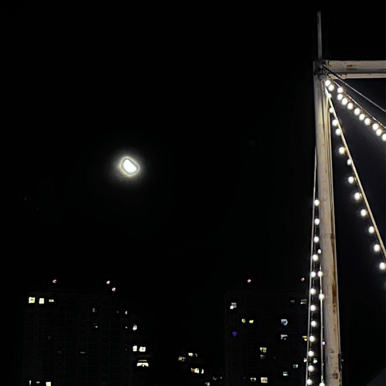 The Moon over Toronto, Canada — last quarter, Lunar Day 23