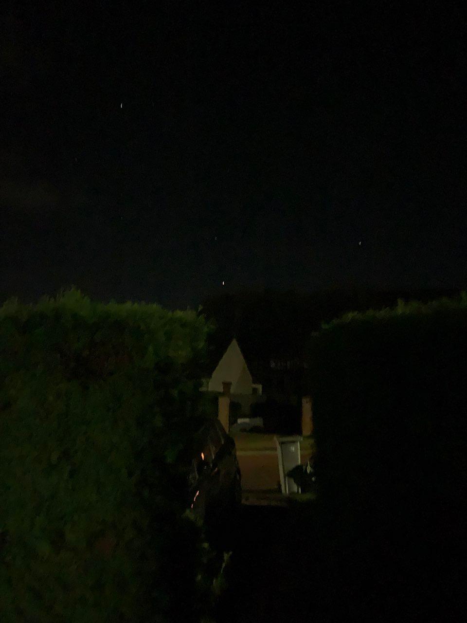The Moon over Ailly-sur-Noye, France — waxing gibbous, Lunar Day 10