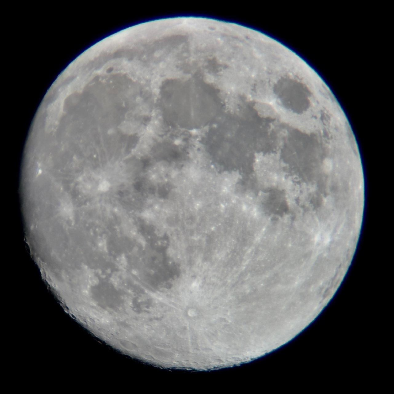 The Moon over Markham, Canada — full moon, Lunar Day 14