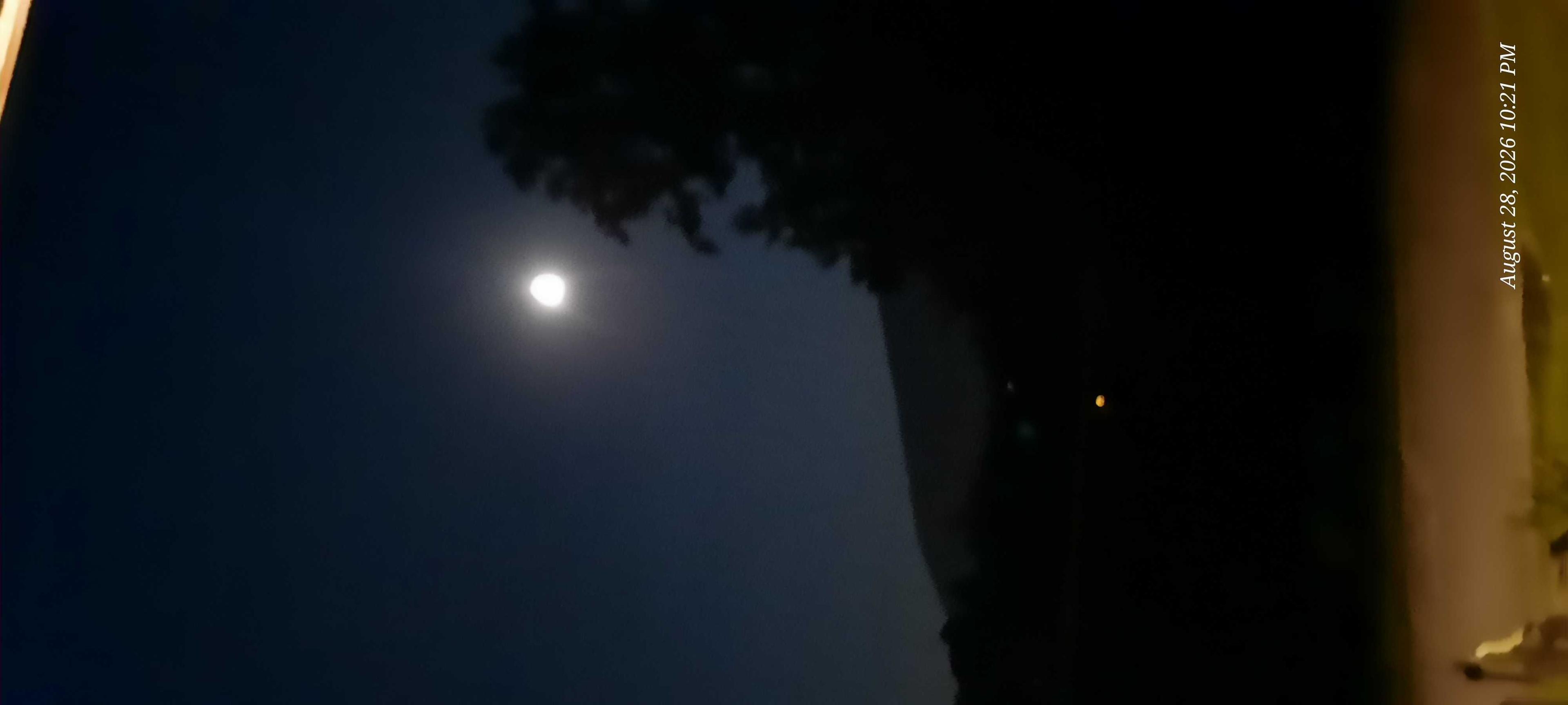 The Moon over Norton, United States — full moon, Lunar Day 17