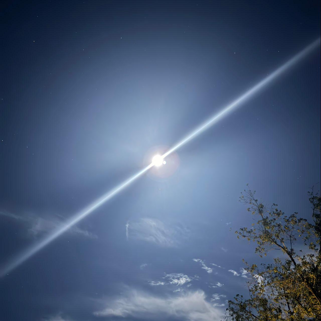 The Moon over Lodi, United States — full moon, Lunar Day 17