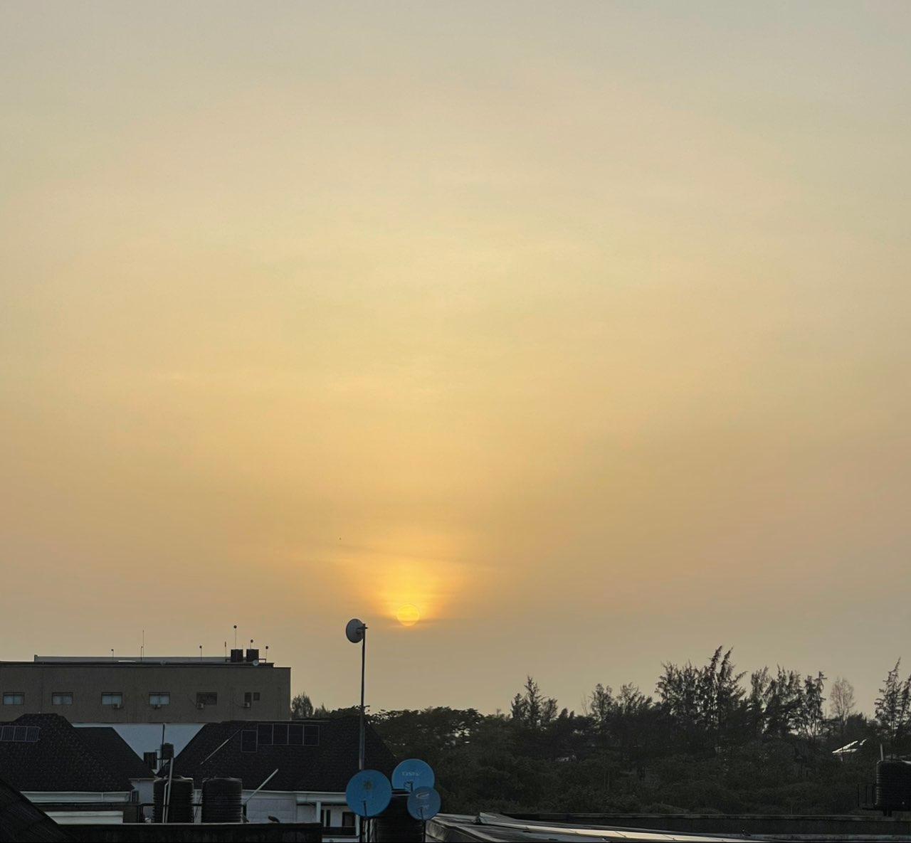The Moon over Eti-Osa, Nigeria — waning gibbous, Lunar Day 20
