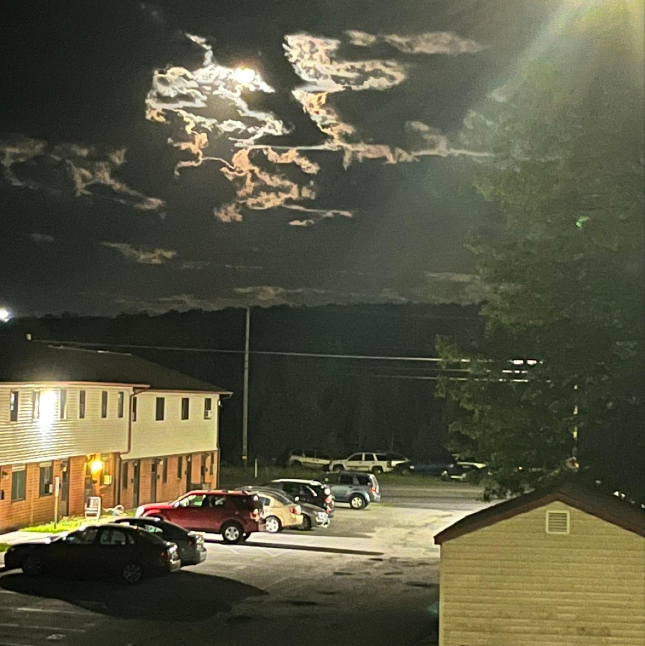 The Moon over Shenandoah, United States — full moon, Lunar Day 16