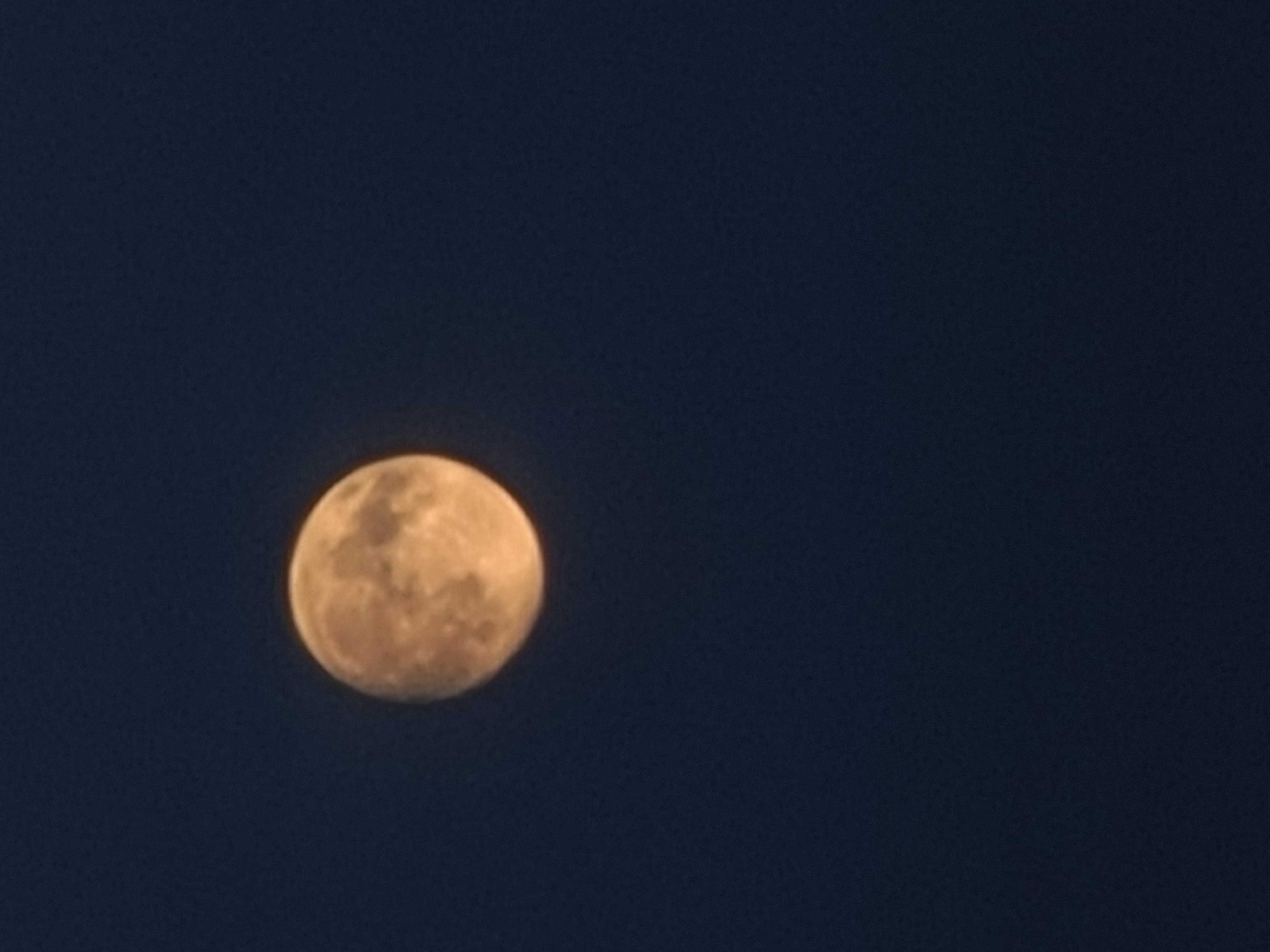 The Moon over Überherrn, Deutschland — full moon, Lunar Day 15