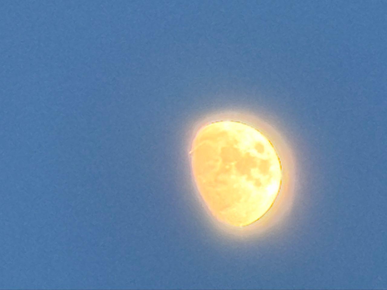 The Moon over Durham, United States — waxing gibbous, Lunar Day 11
