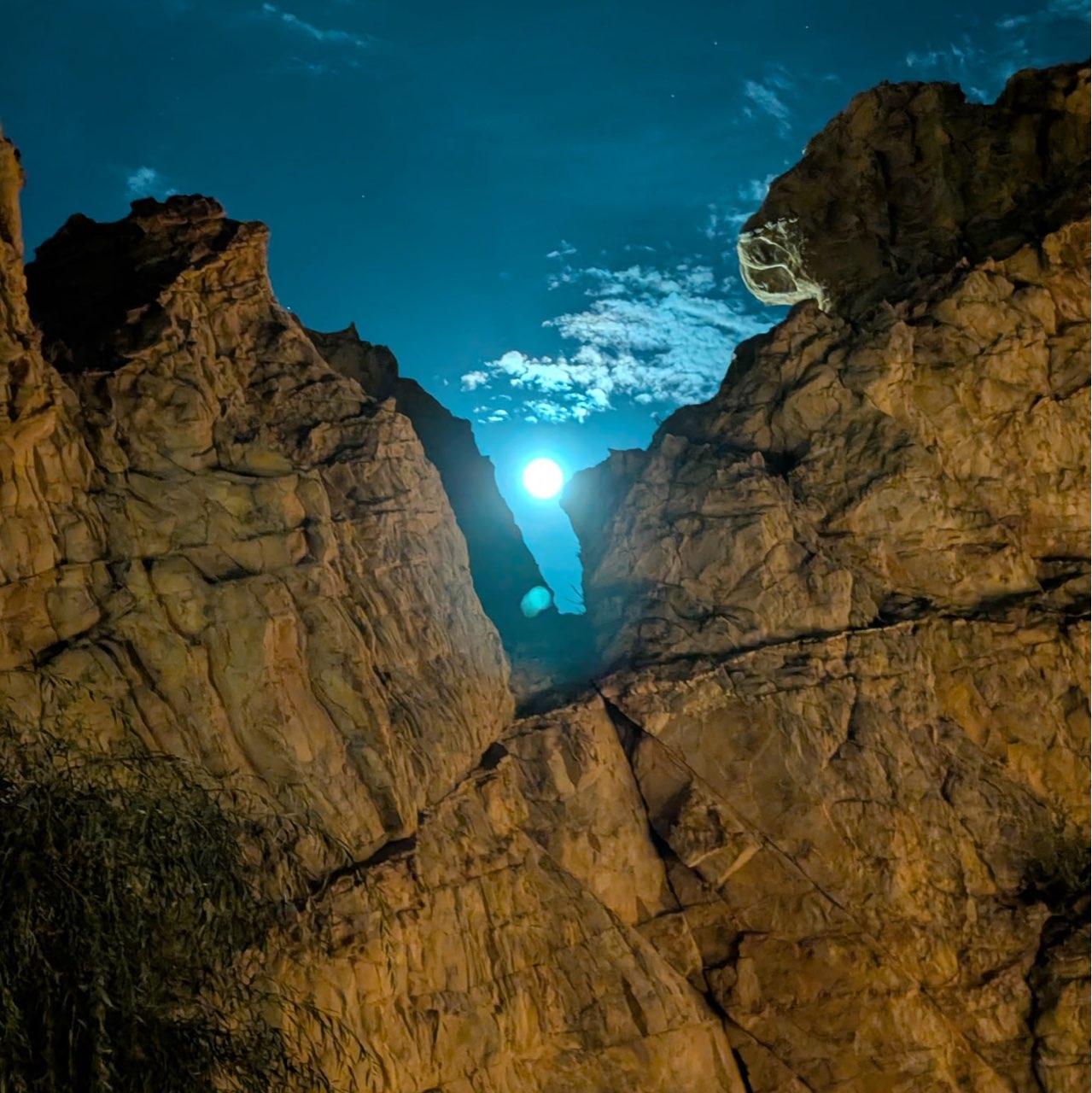 The Moon over New Orleans, United States — waning gibbous, Lunar Day 20