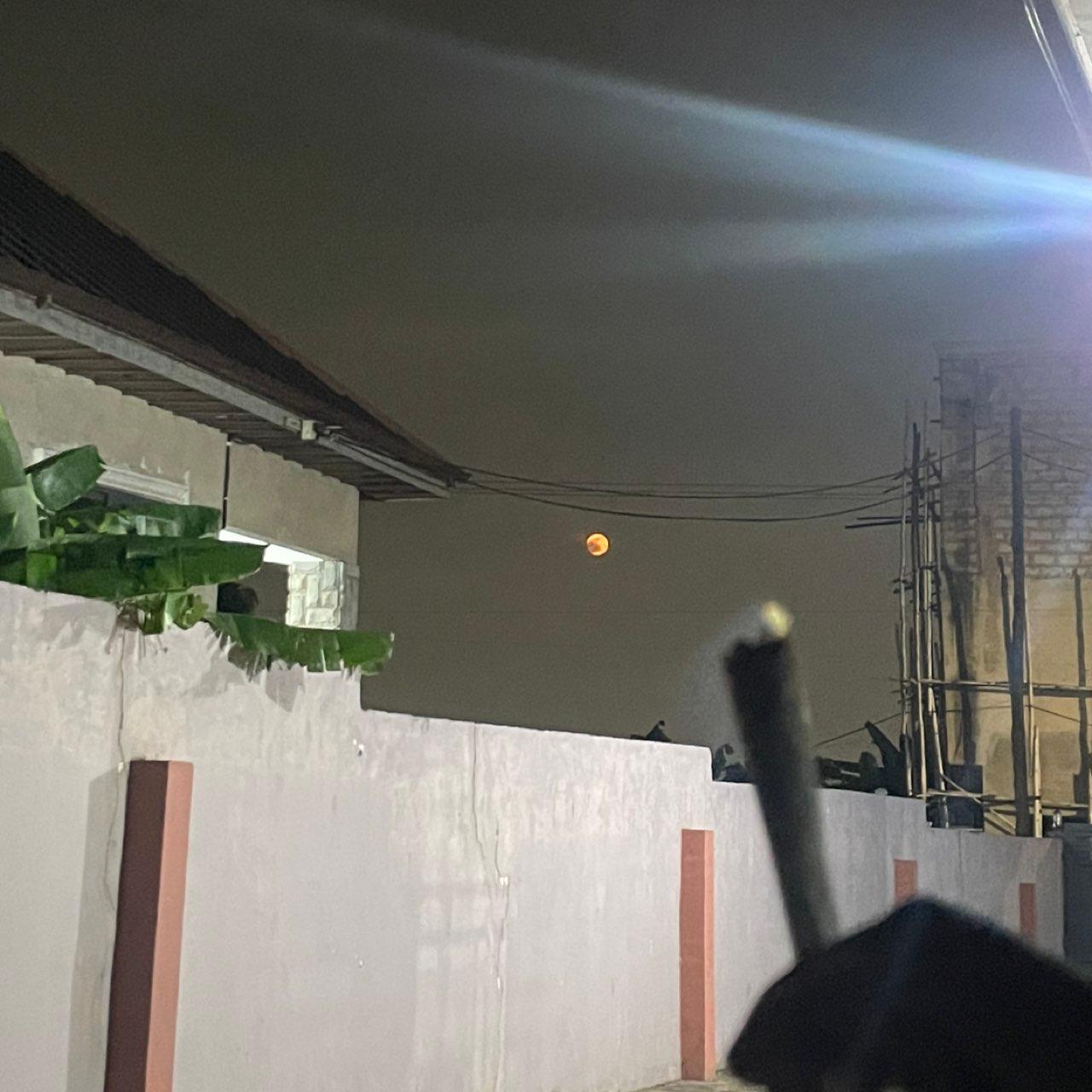 The Moon over Ga, Ghana — full moon, Lunar Day 17