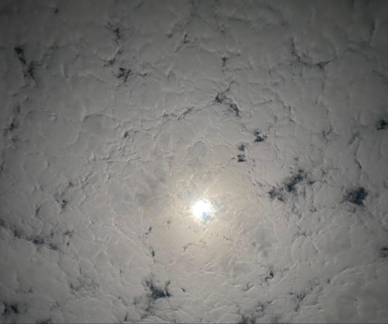 The Moon over Las Jarretaderas, México — waning gibbous, Lunar Day 19