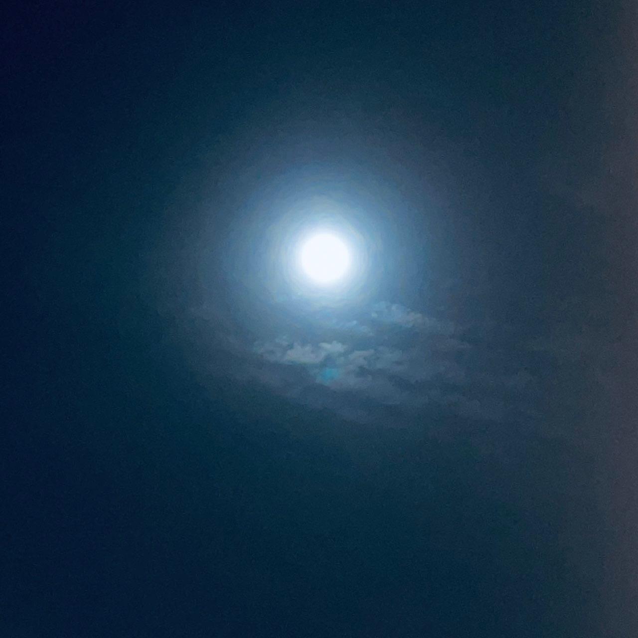 The Moon over Rouen, France — waning gibbous, Lunar Day 18