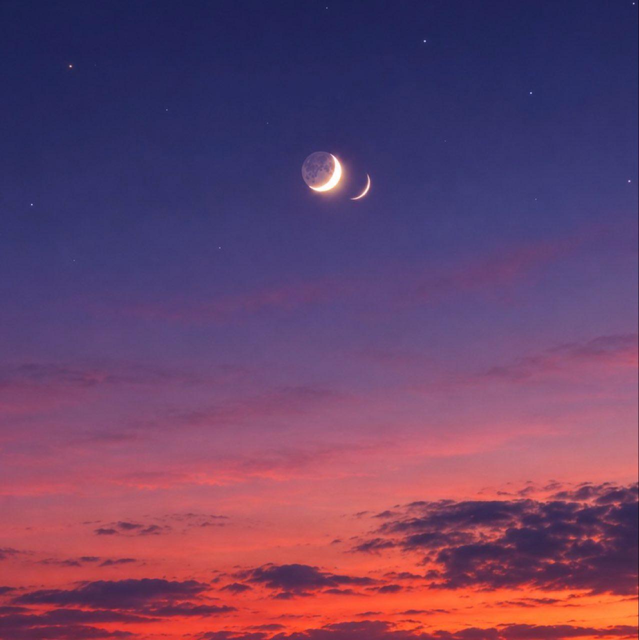 The Moon over Colorado Springs, United States — waning crescent, Lunar Day 27