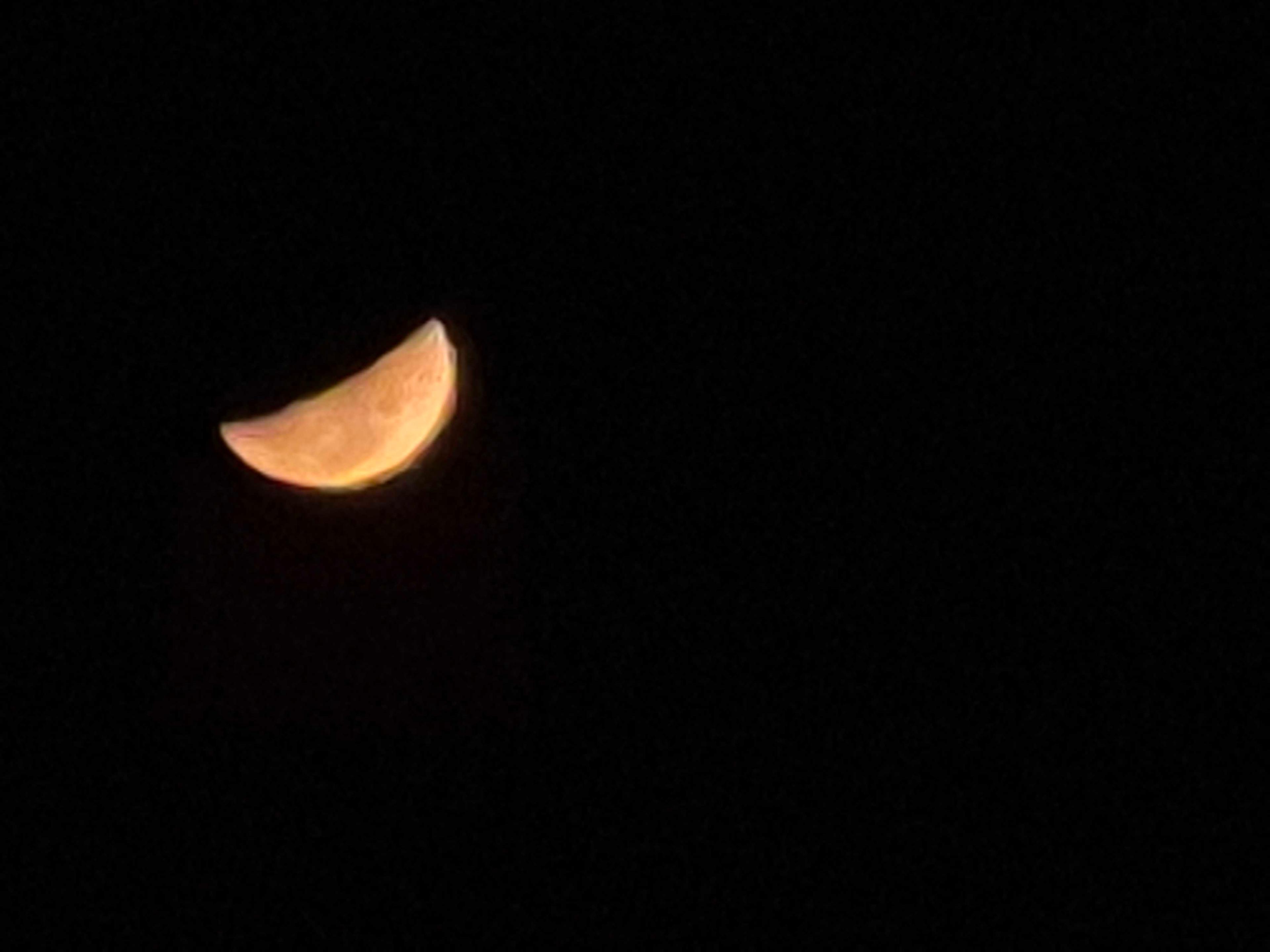 The Moon over Feilding, New Zealand — last quarter, Lunar Day 24
