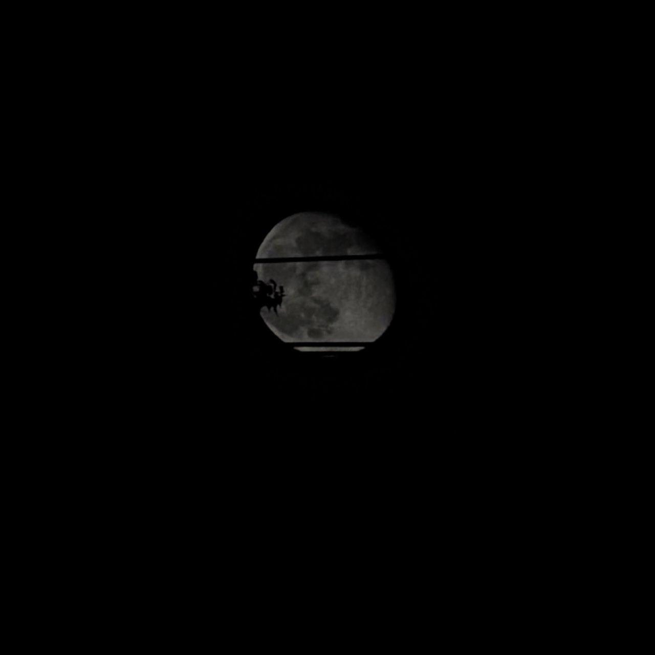 The Moon over Farmers Branch, Estados Unidos — waning gibbous, Lunar Day 18