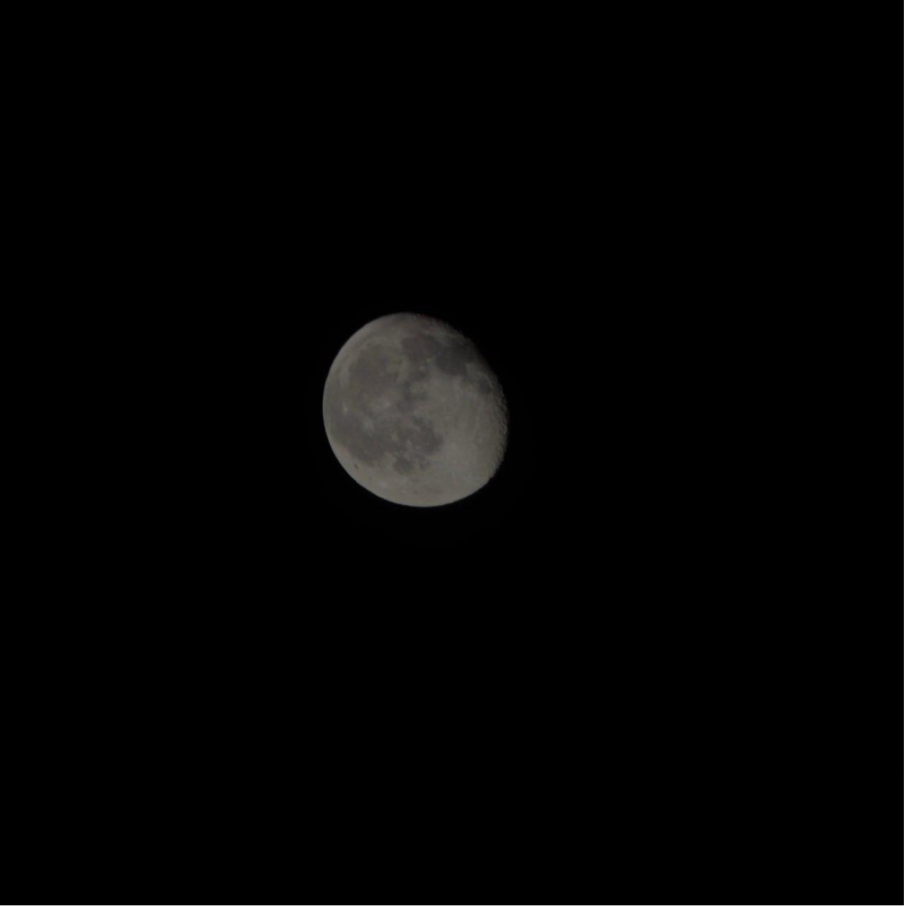 The Moon over Titusville, United States — waning gibbous, Lunar Day 19