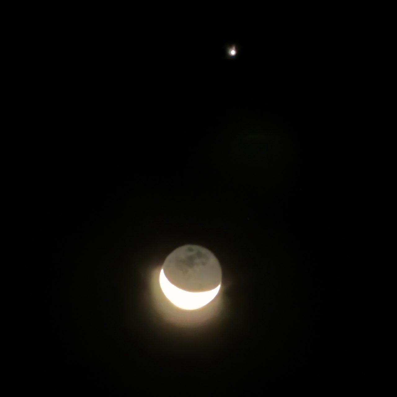 The Moon over Lodi, United States — waning crescent, Lunar Day 26
