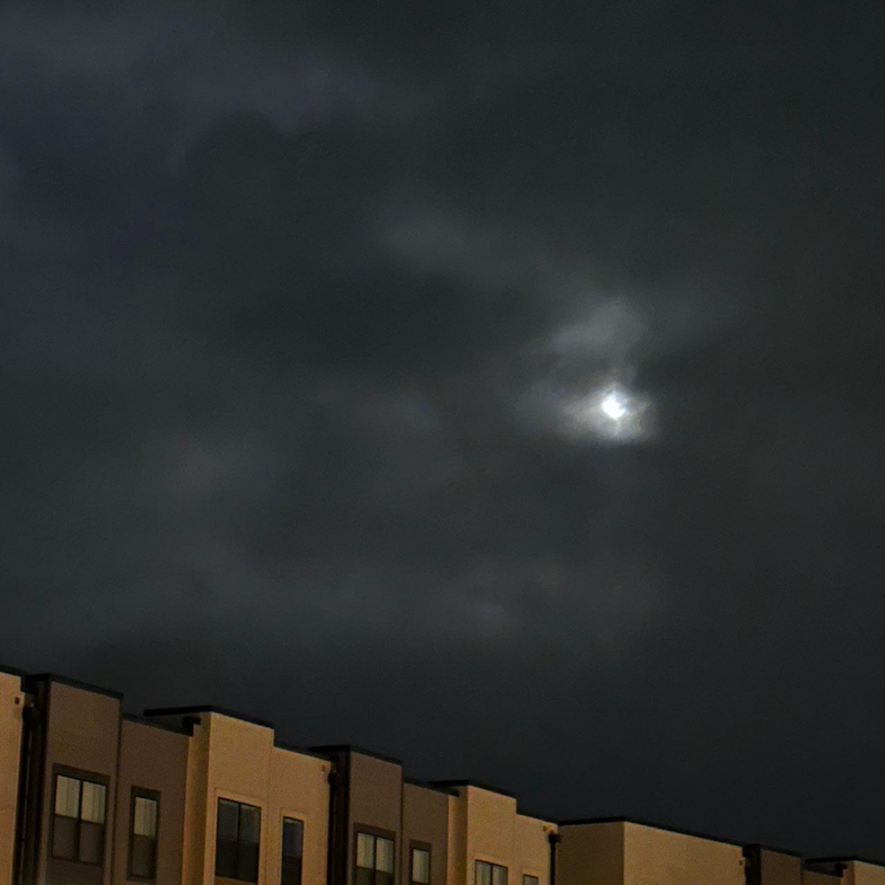 The Moon over Woodbury, United States — full moon, Lunar Day 16