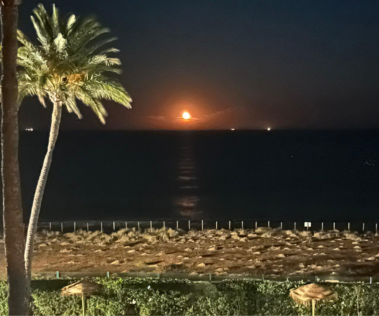 The Moon over Casares, Spain — waning gibbous, Lunar Day 19