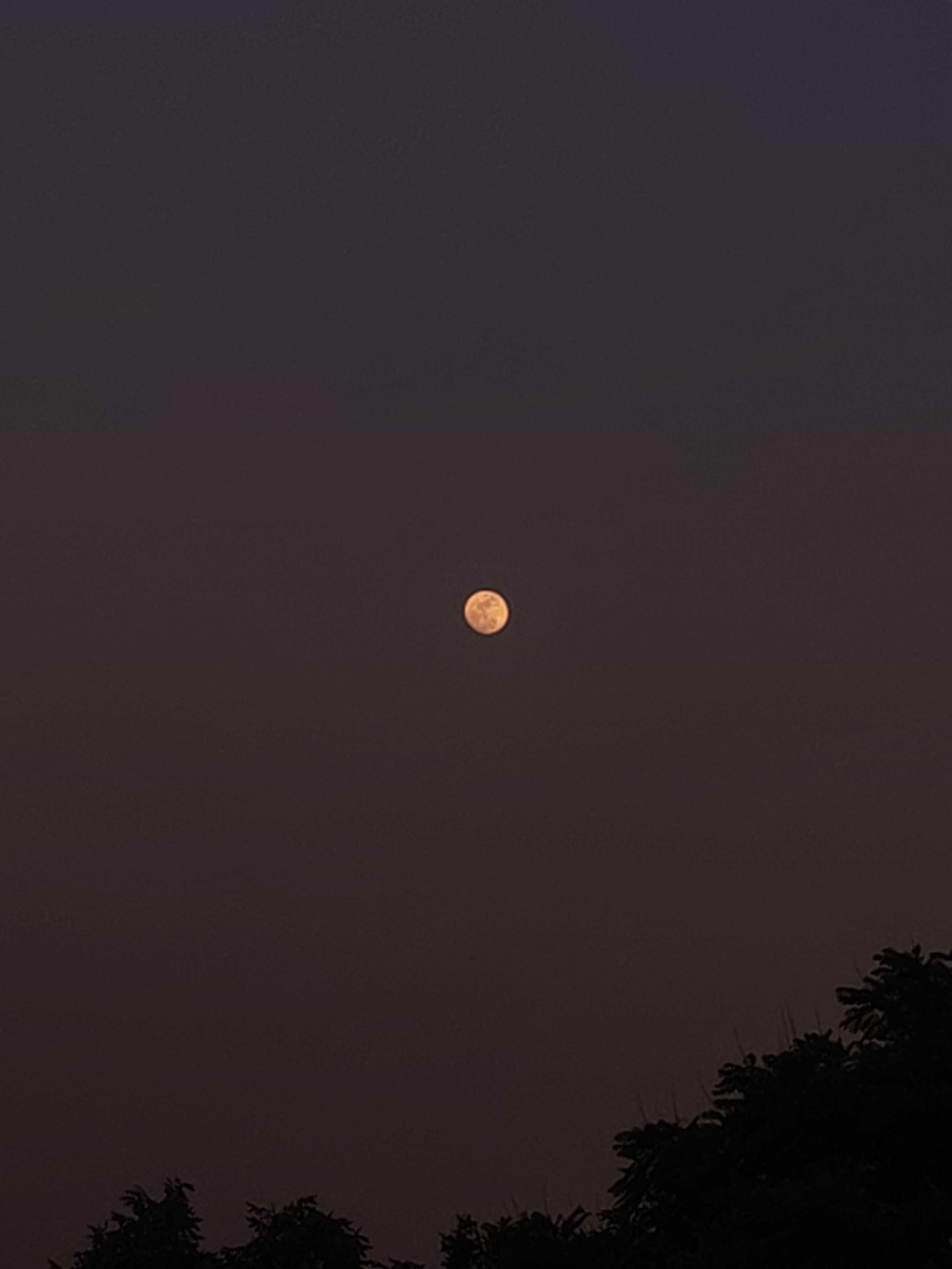 The Moon over Zapopan, México — full moon, Lunar Day 14