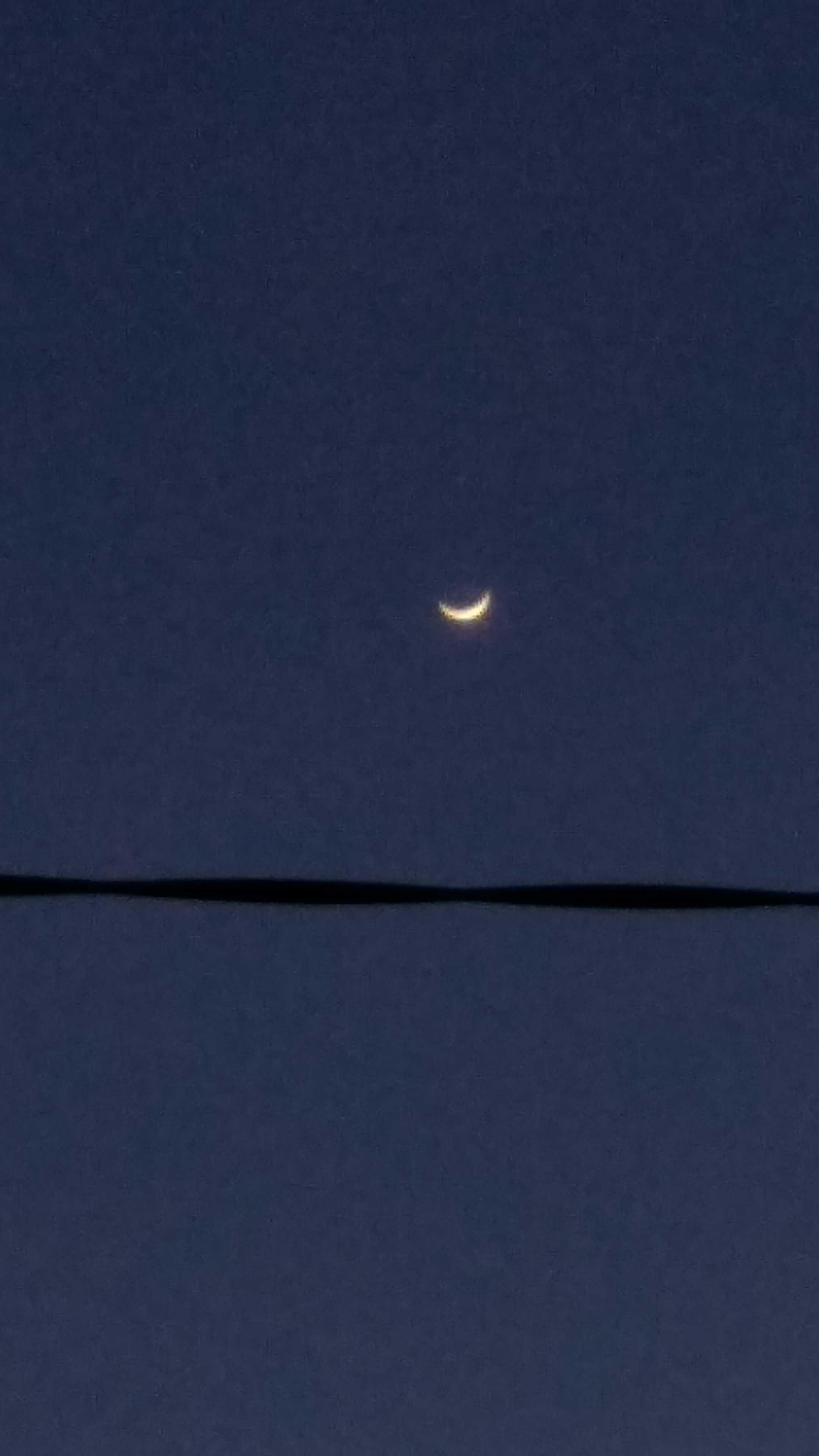 The Moon over Calasiao, Philippines — waning crescent, Lunar Day 27