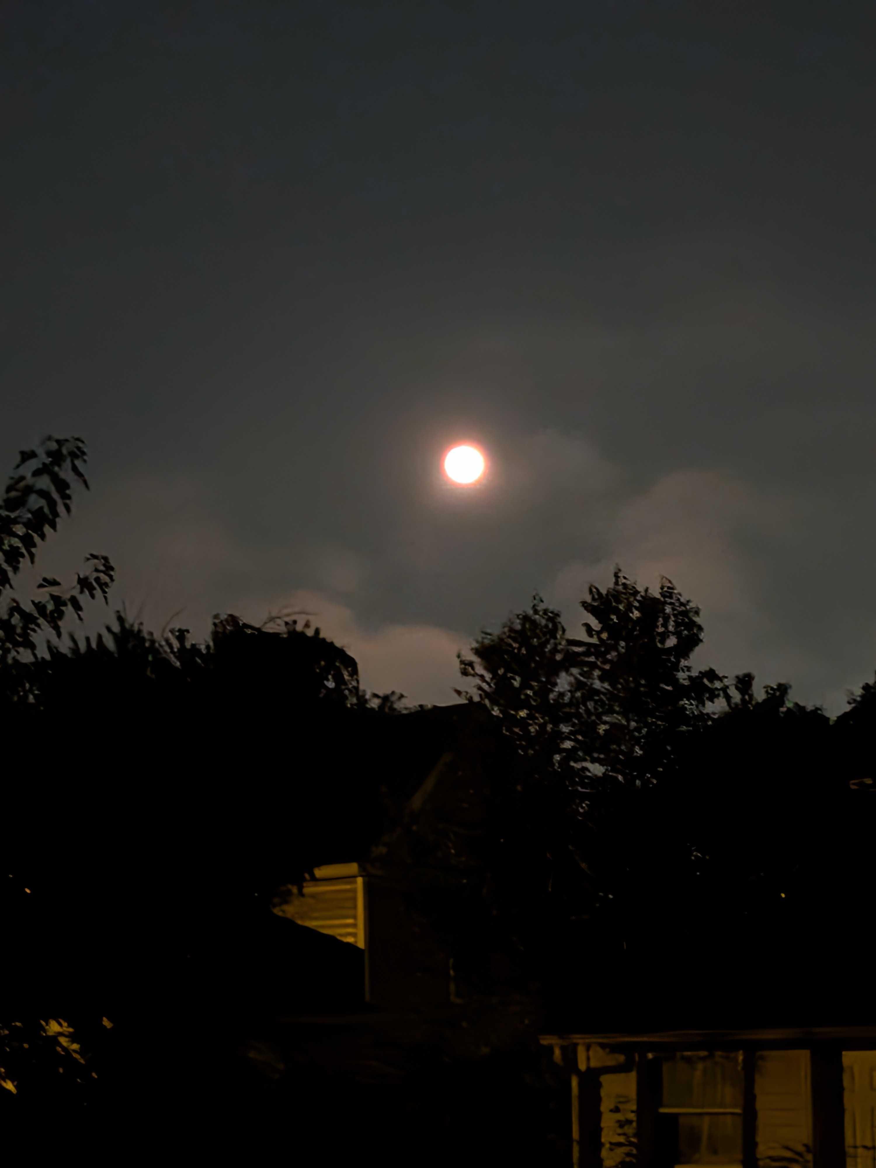The Moon over Anderson, United States — full moon, Lunar Day 16