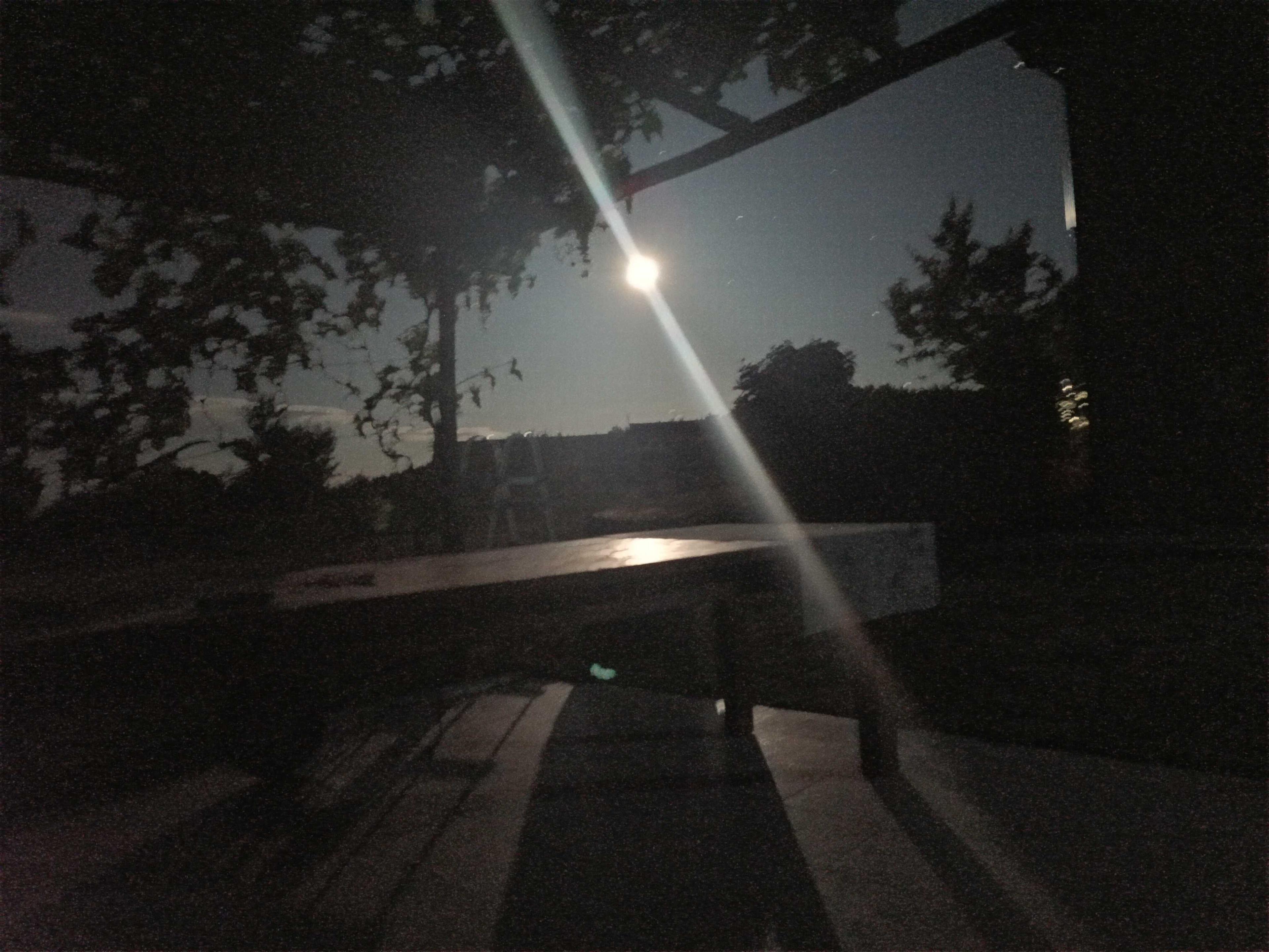 The Moon over Gračišće, Croatia — full moon, Lunar Day 16