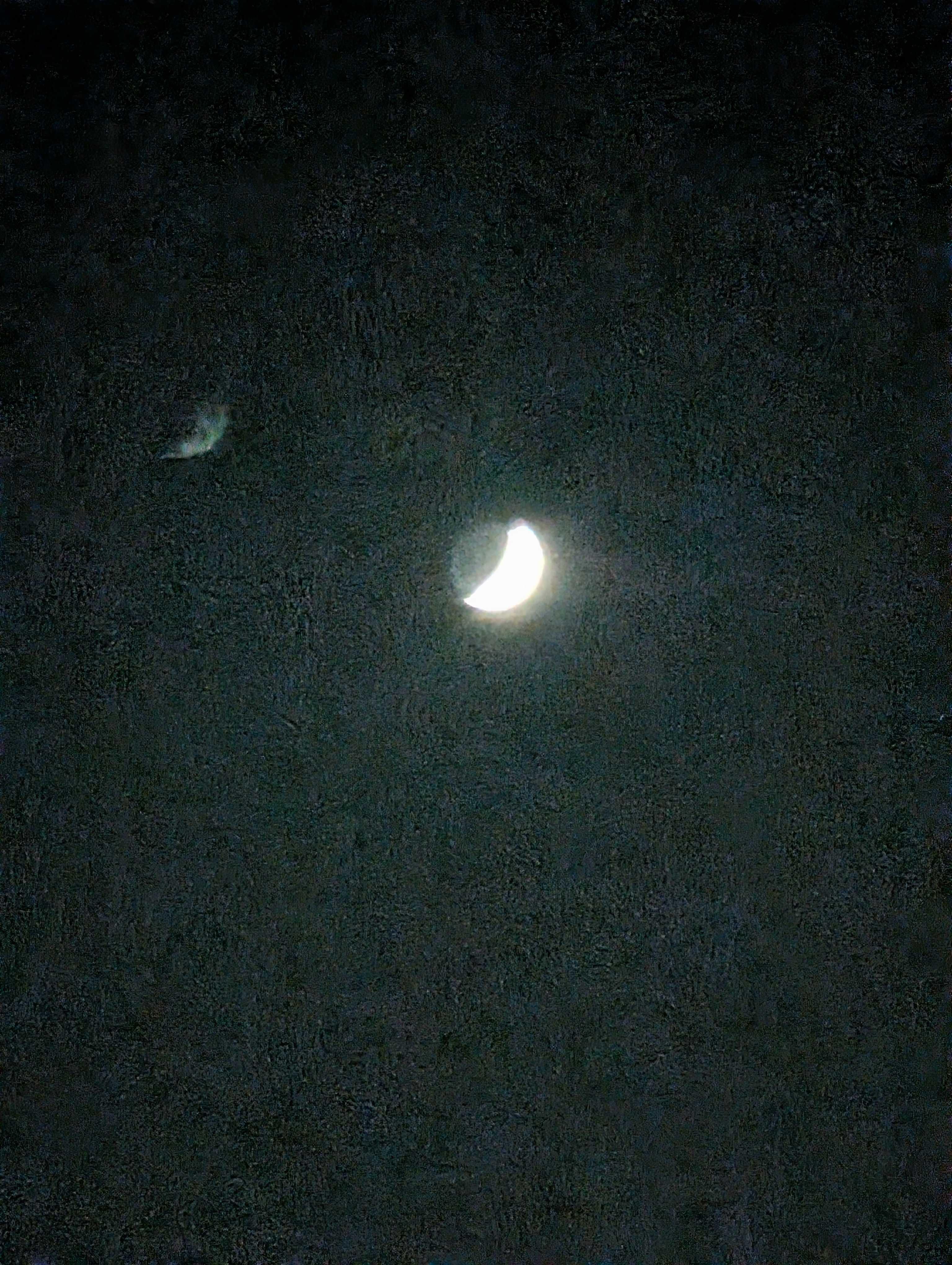The Moon over Port St. Lucie, United States — waxing crescent, Lunar Day 6