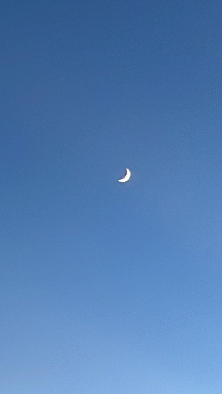 The Moon over Querétaro, México — waxing crescent, Lunar Day 5