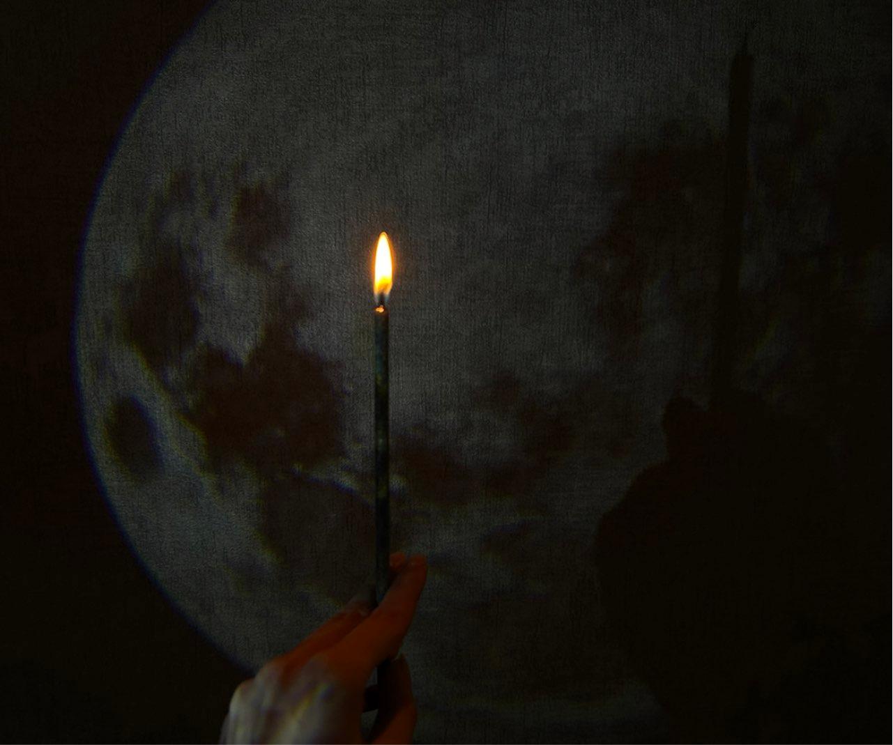 The Moon over Minsk, Belarus — waxing crescent, Lunar Day 3