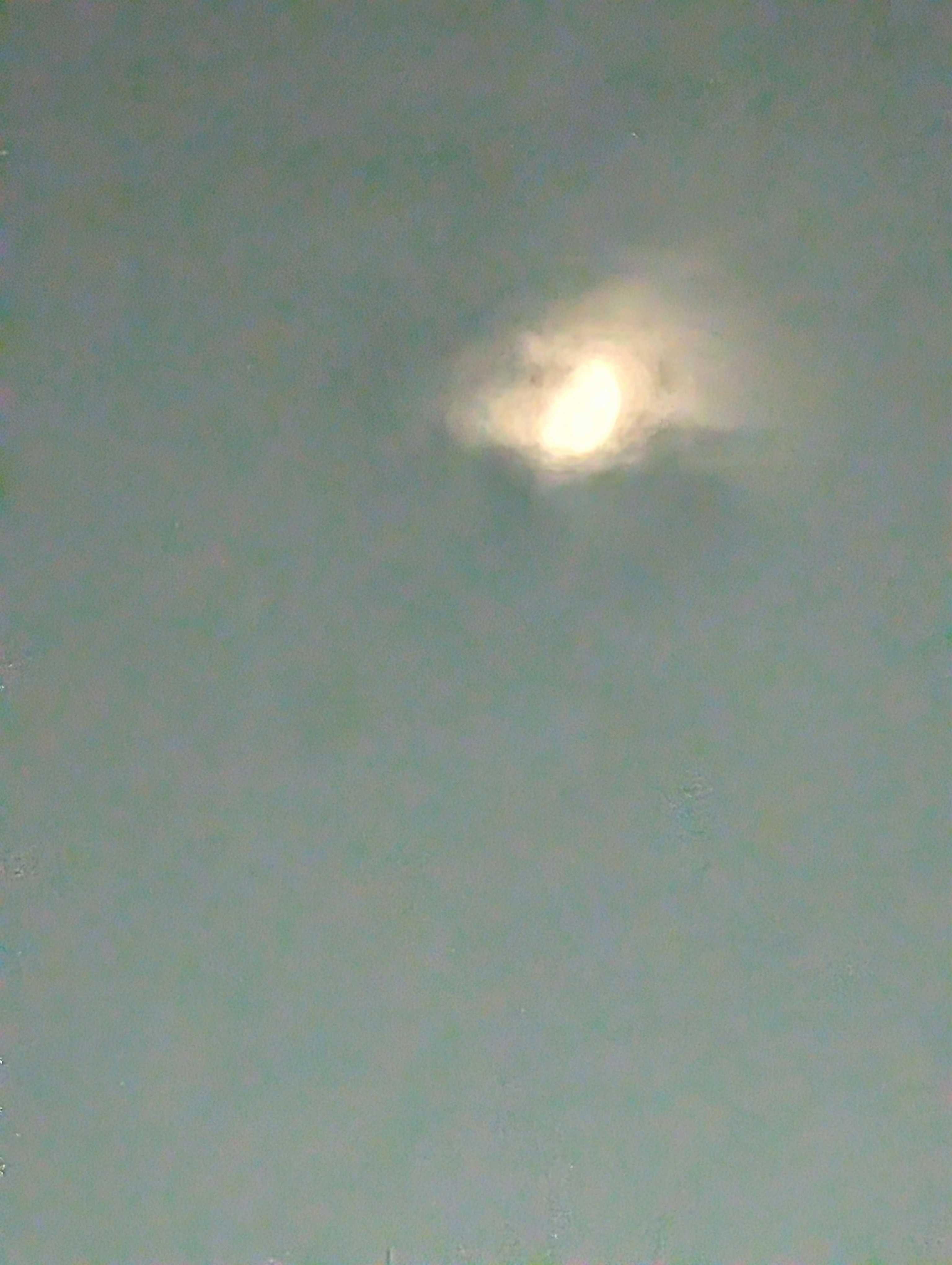 The Moon over Port St. Lucie, United States — first quarter, Lunar Day 10