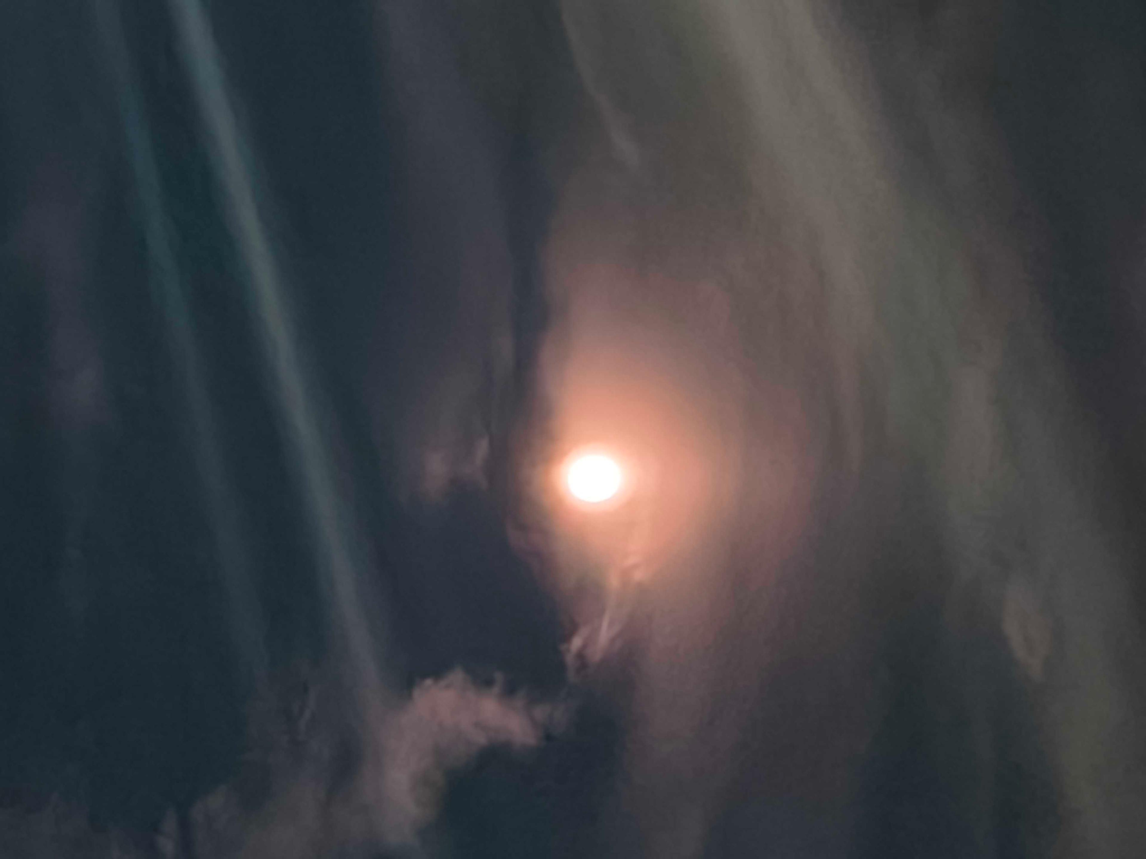 The Moon over Beachwood, United States — waxing gibbous, Lunar Day 14