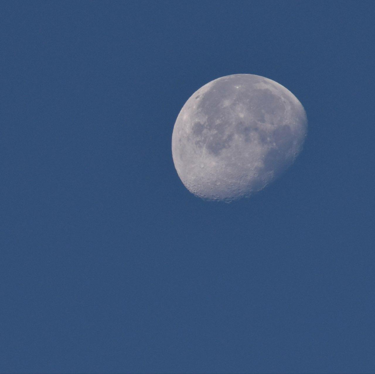The Moon over Rochdale, United Kingdom — waning gibbous, Lunar Day 19