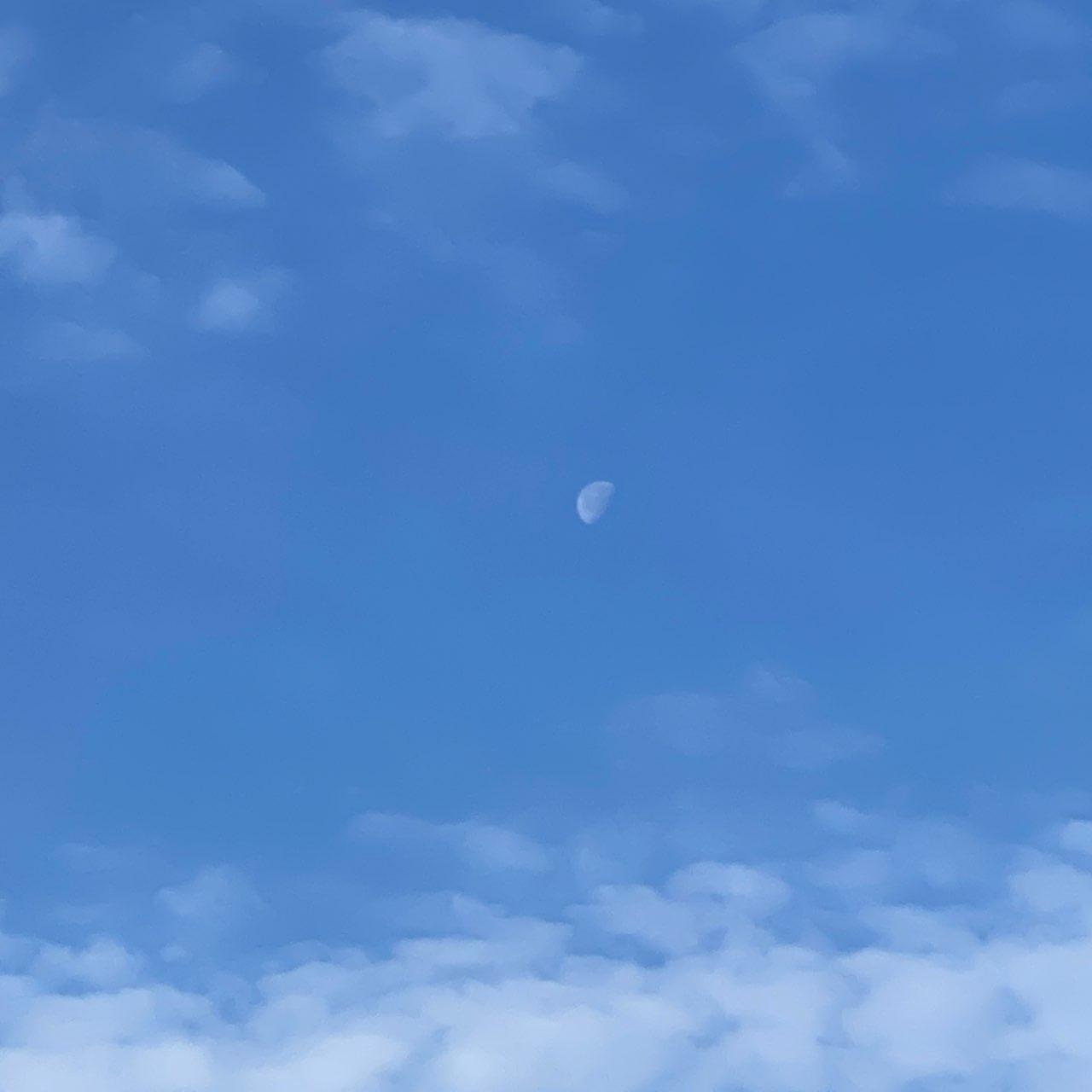 The Moon over Teulada, España — last quarter, Lunar Day 21